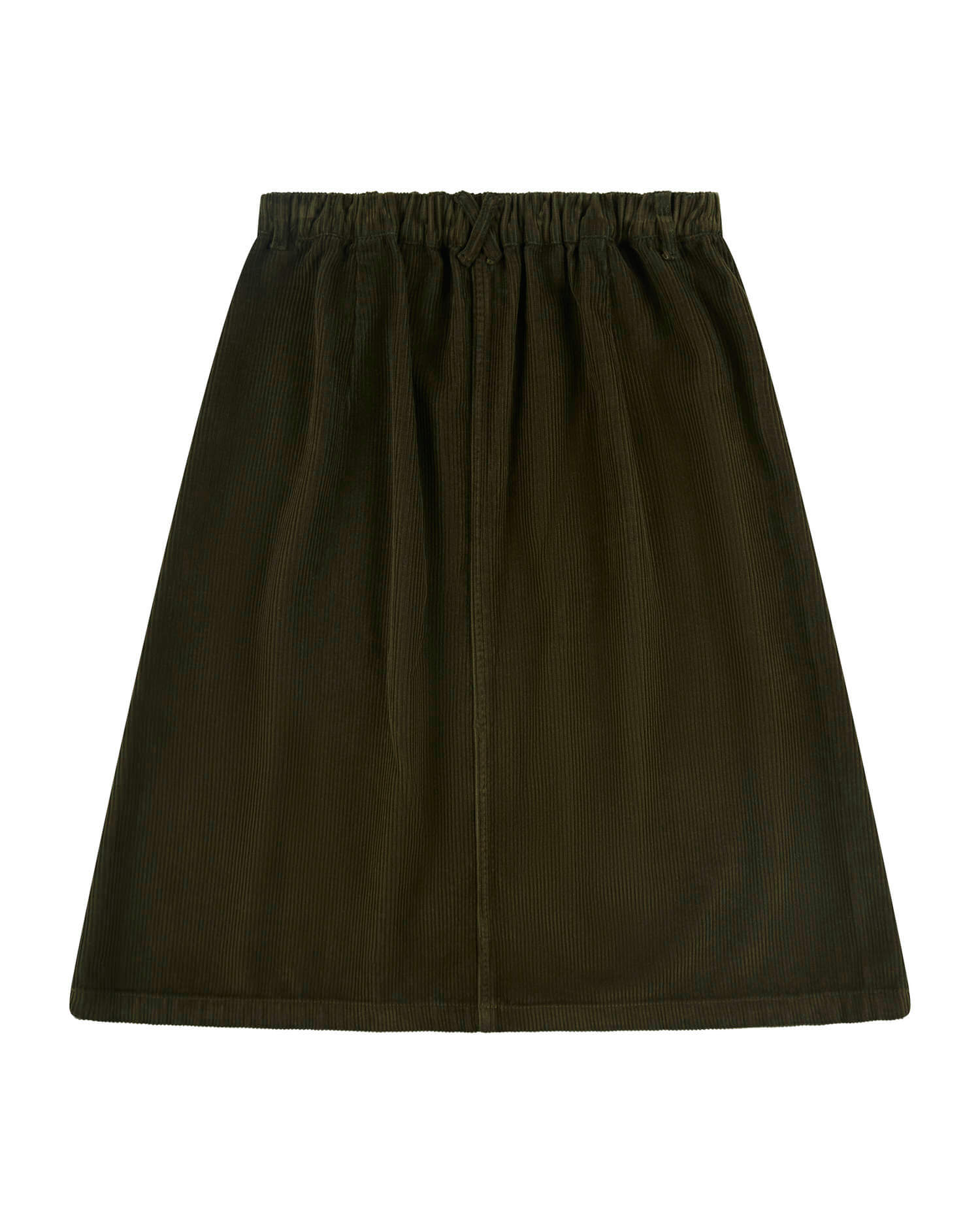 Dark brown corduroy skirt made of 100% cotton by Matona