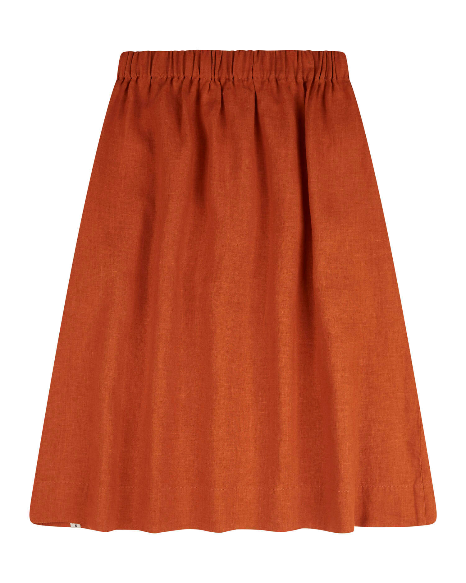 Orange skirt midi made from 100% by Matona