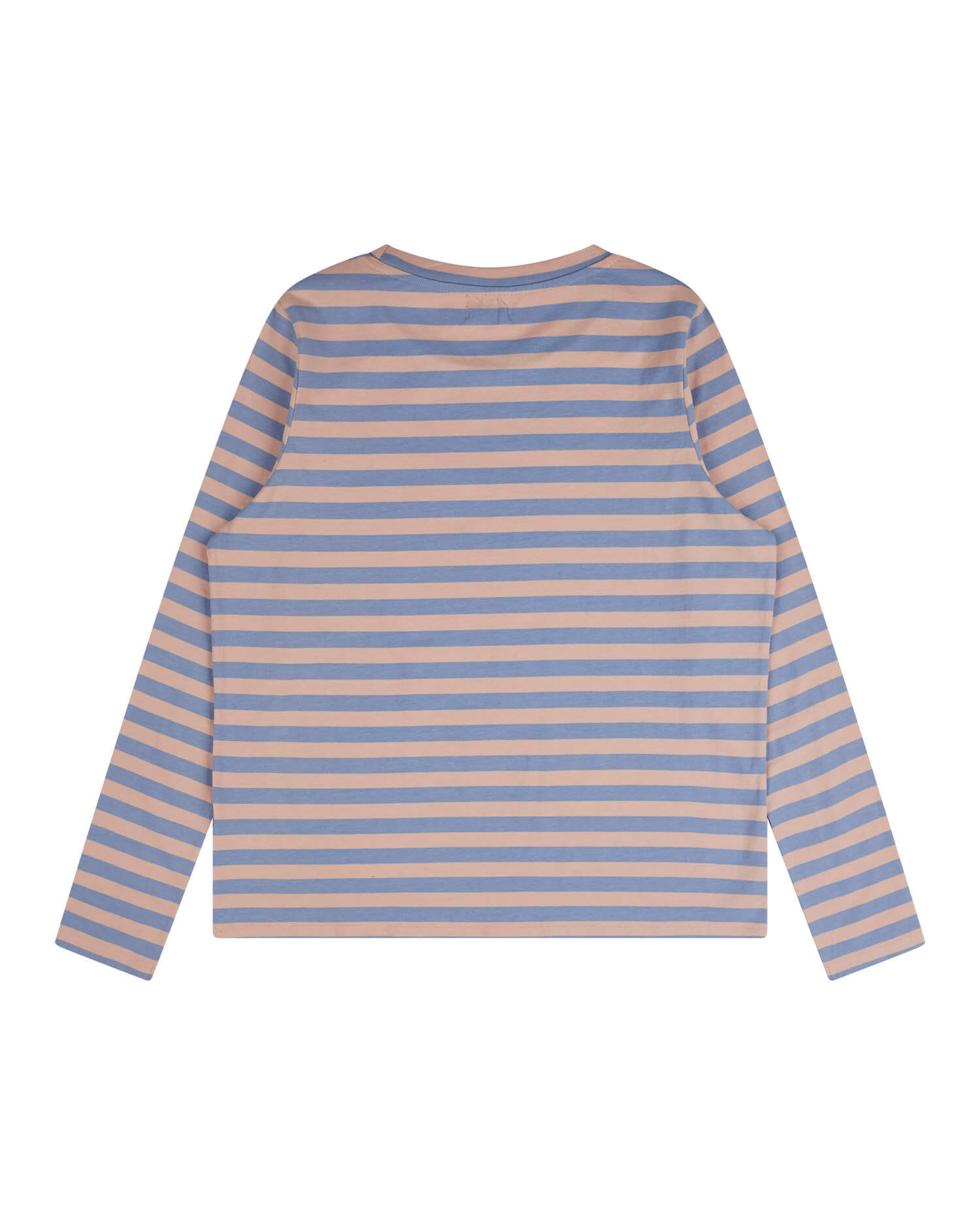 Blau gestreiftes Langarmshirt aus 100% Bio-Baumwolle von Matona