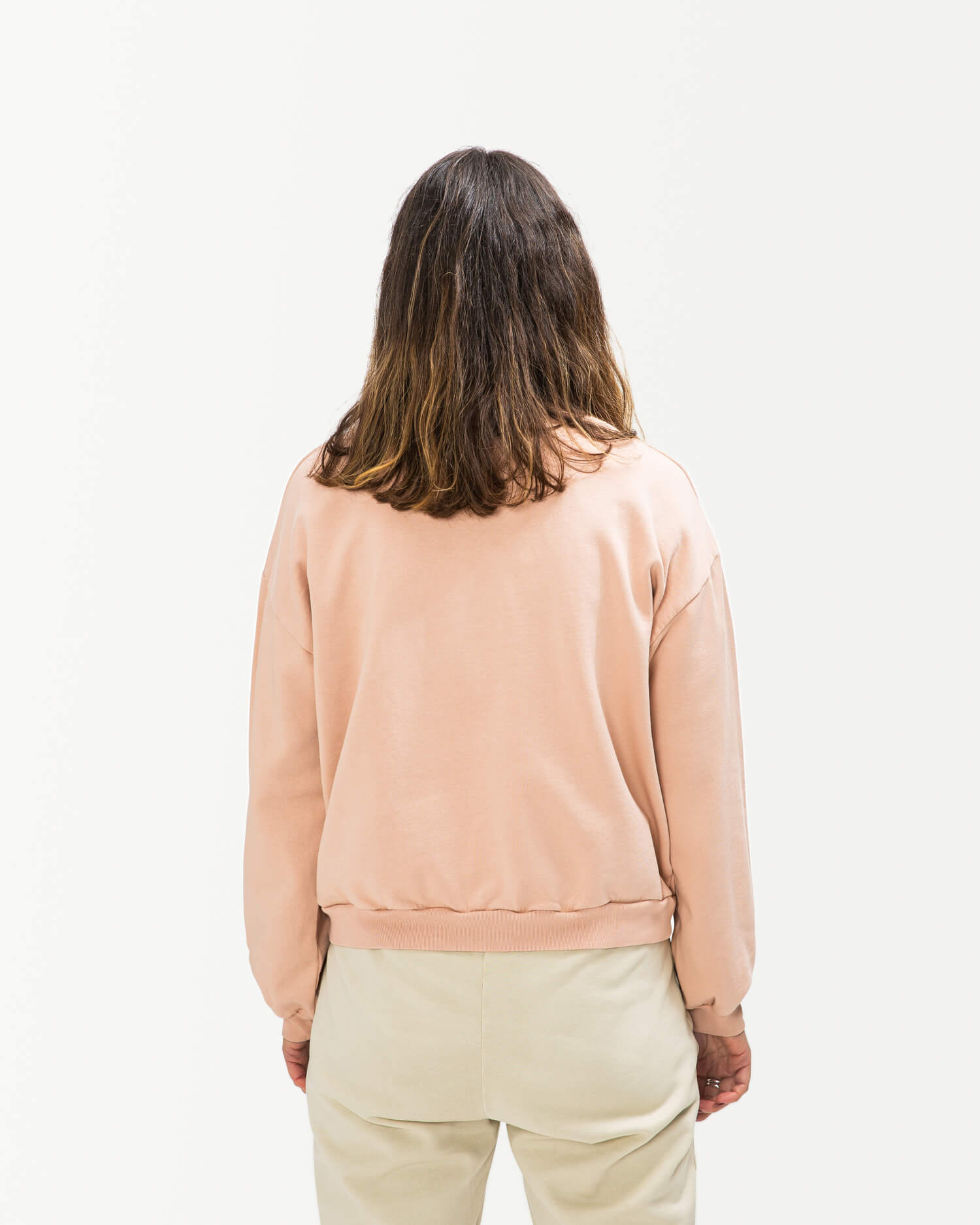 Rosa Sweatshirt aus Bio-Baumwolle von Matona