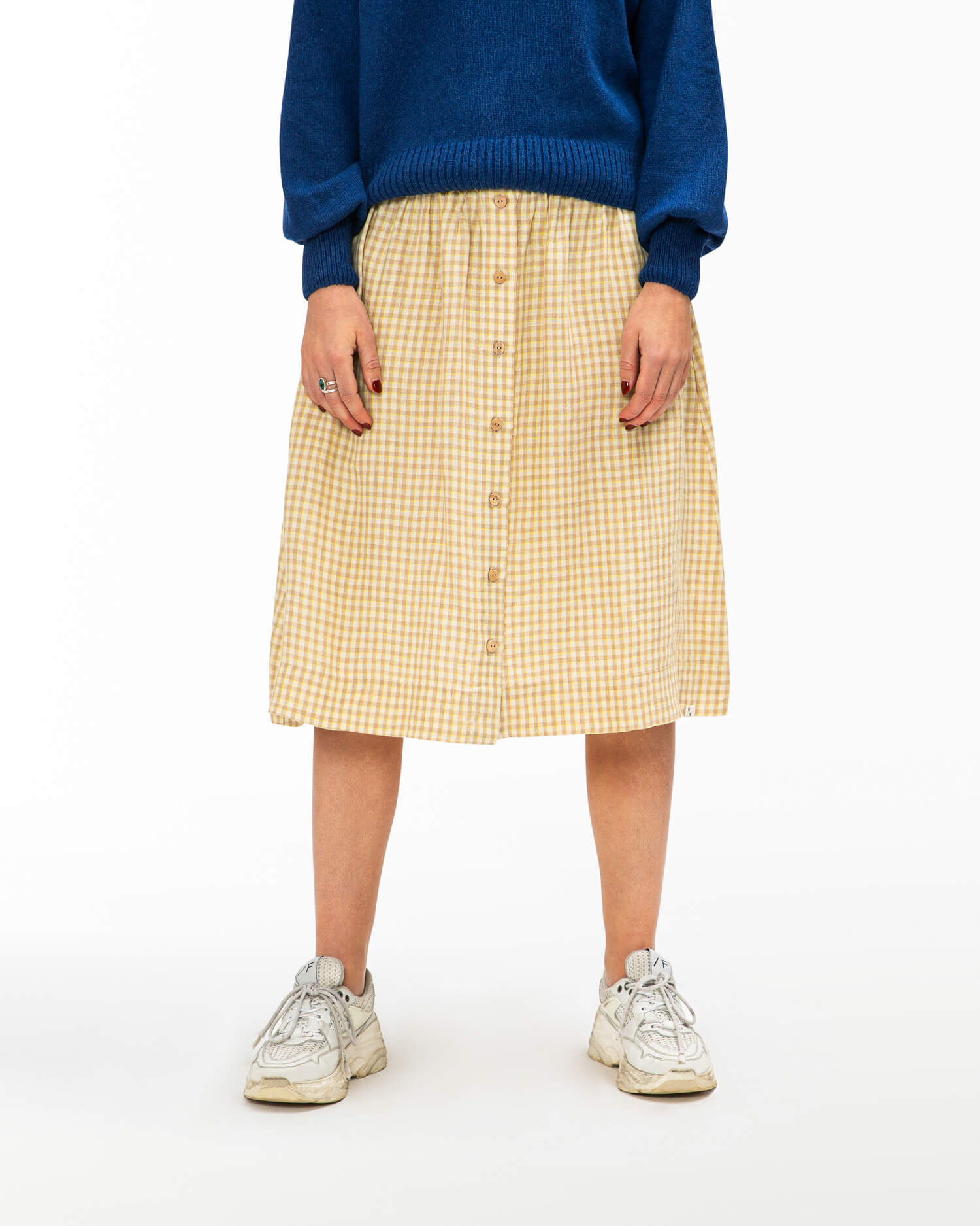 Midi Skirt Dijon Check
