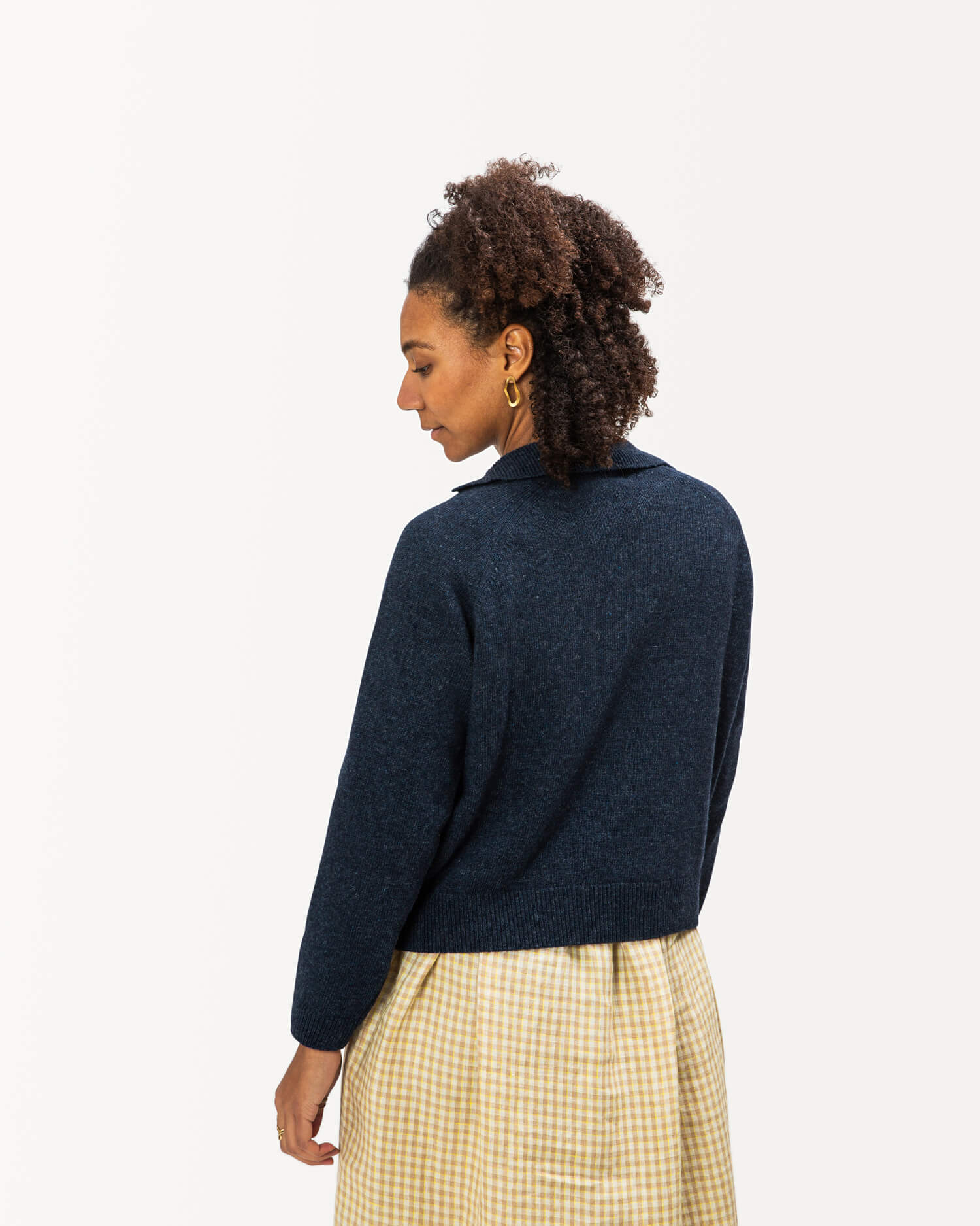 Dark blue cashmere sweater jumper by Matona