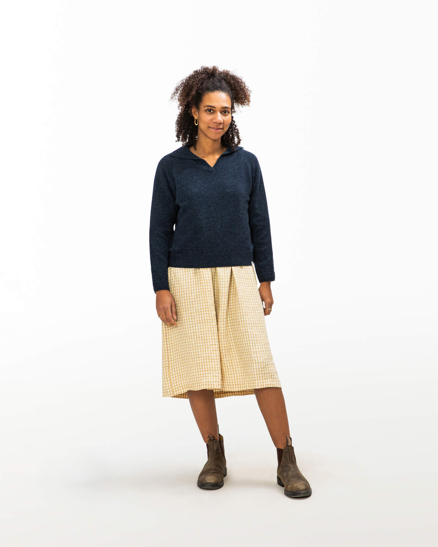 Dark blue cashmere sweater jumper by Matona