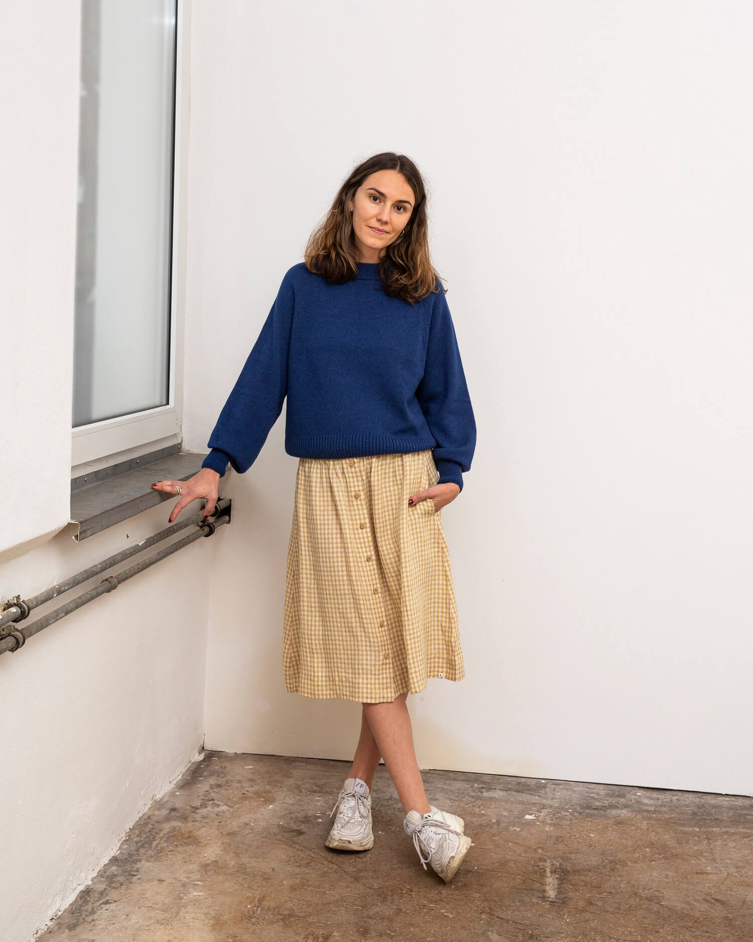 Midi Skirt Dijon Check