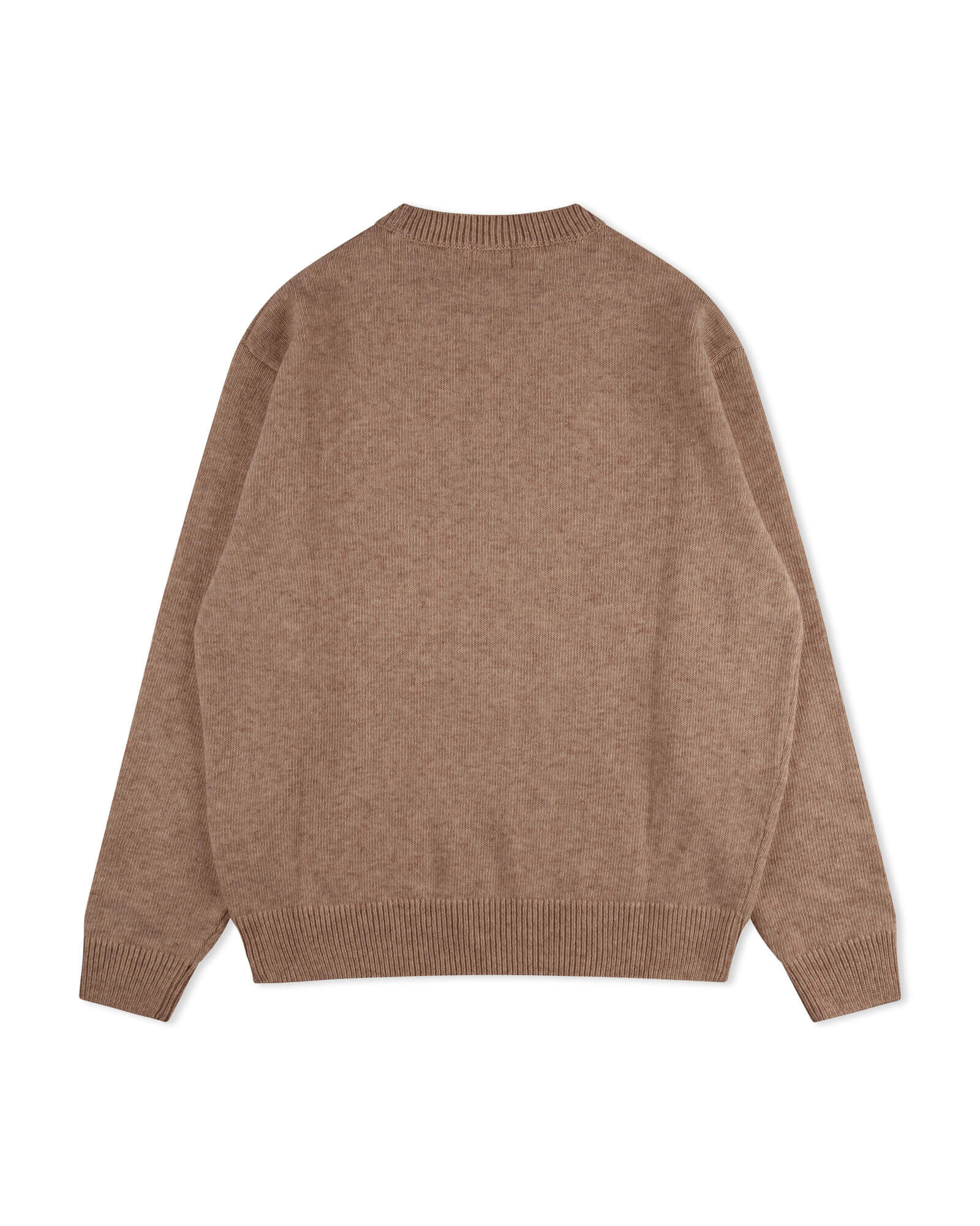 Brauner Strick-Sweater sepia aus Bio-Wolle von Matona