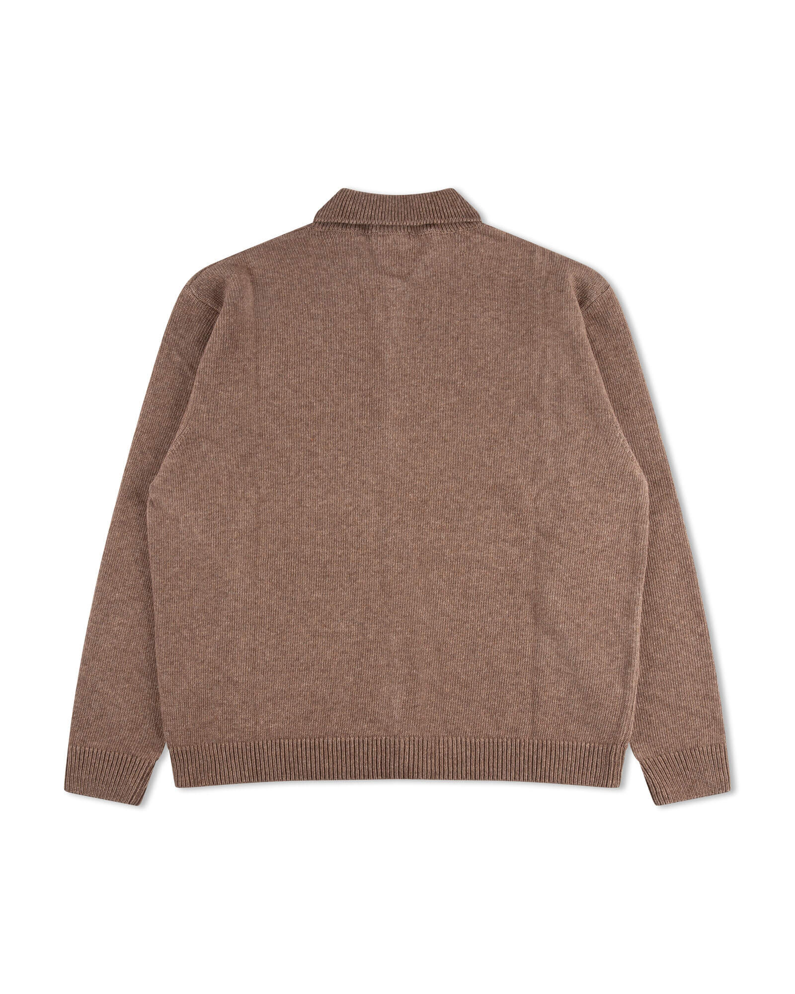 Braune Strickjacke sepia aus 100% Bio-Wolle von Matona