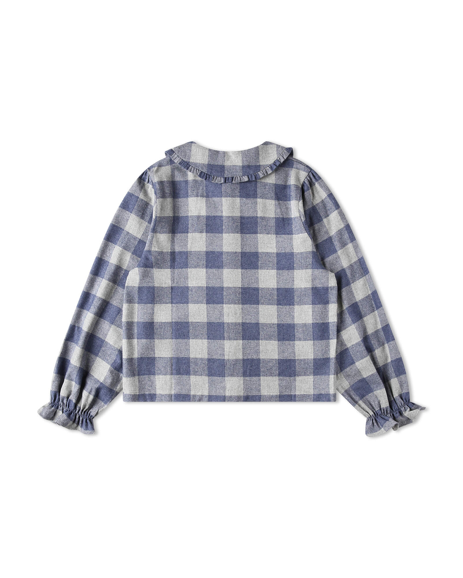 Karierte Flannelbluse aus 100% Bio-Baumwolle von Matona