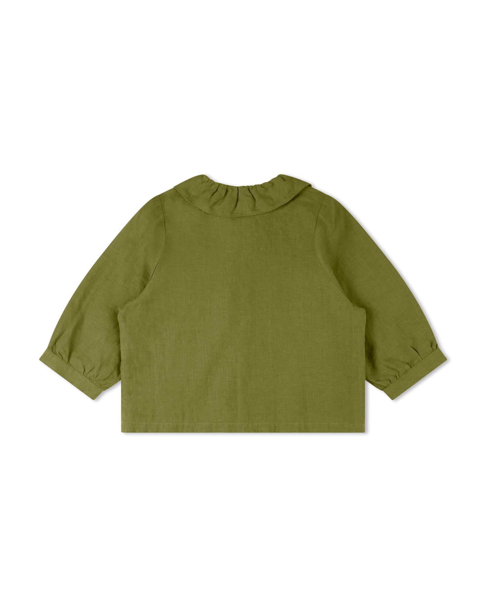 Grüne Bluse cardamom aus 100% Leinen von Matona