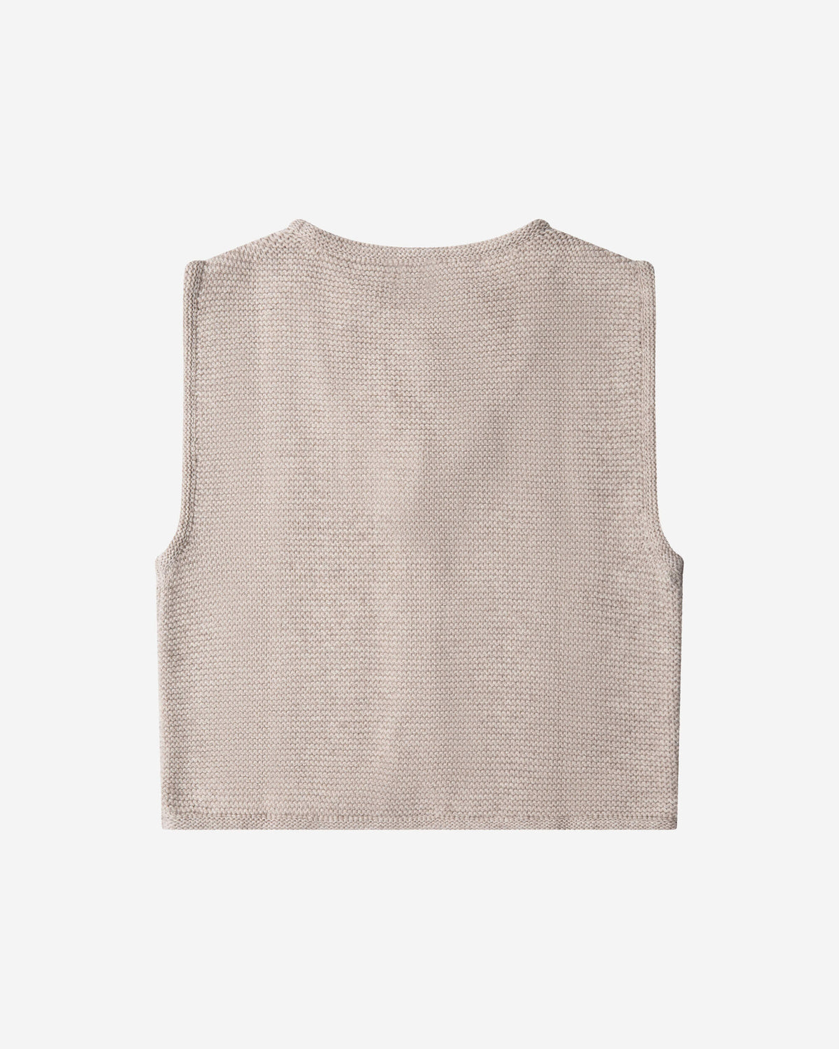 Beige Weste Bow aus Bio-Wolle von Matona