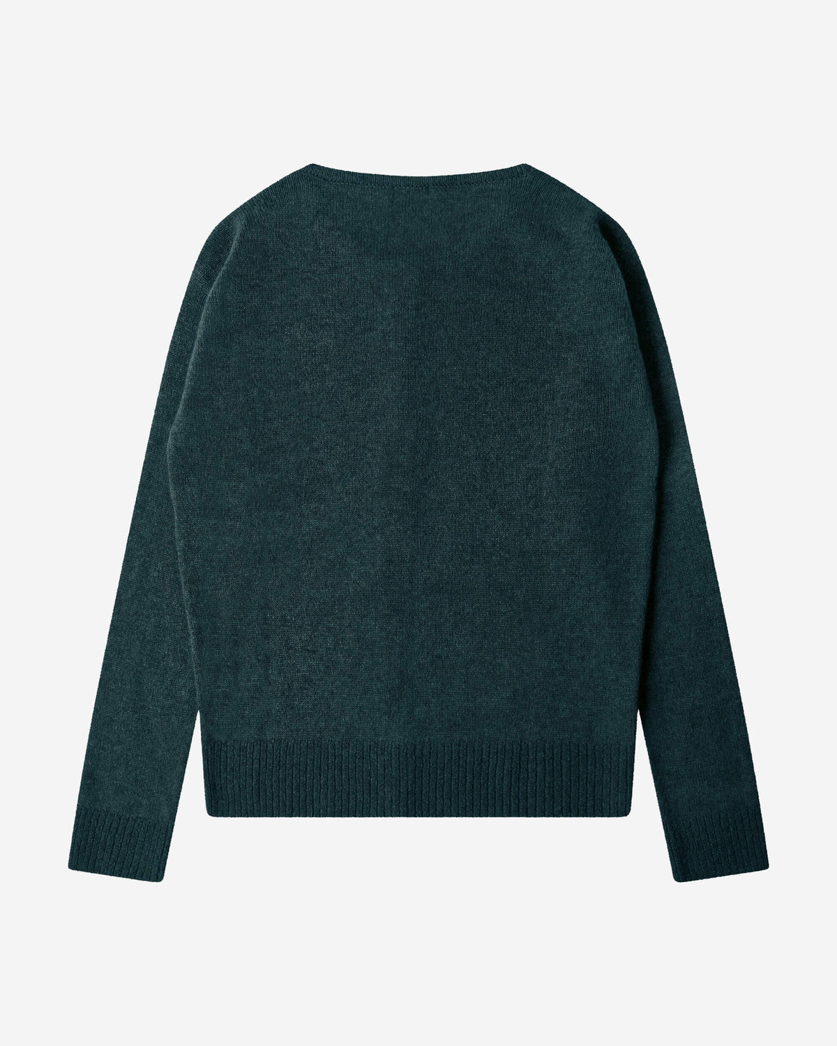Dunkelgrüner Cardigan aus 100% Kashmir von Matona
