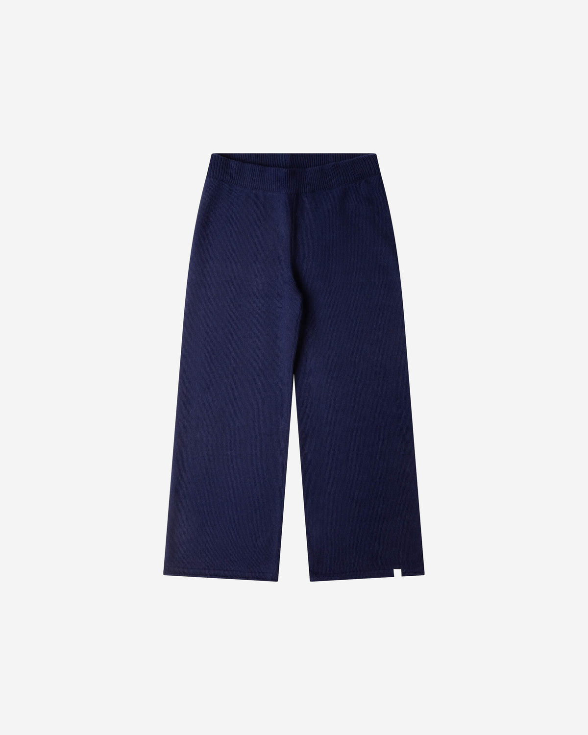 Dunkelblaue Hose Knitted aus Bio-Wolle von Matona