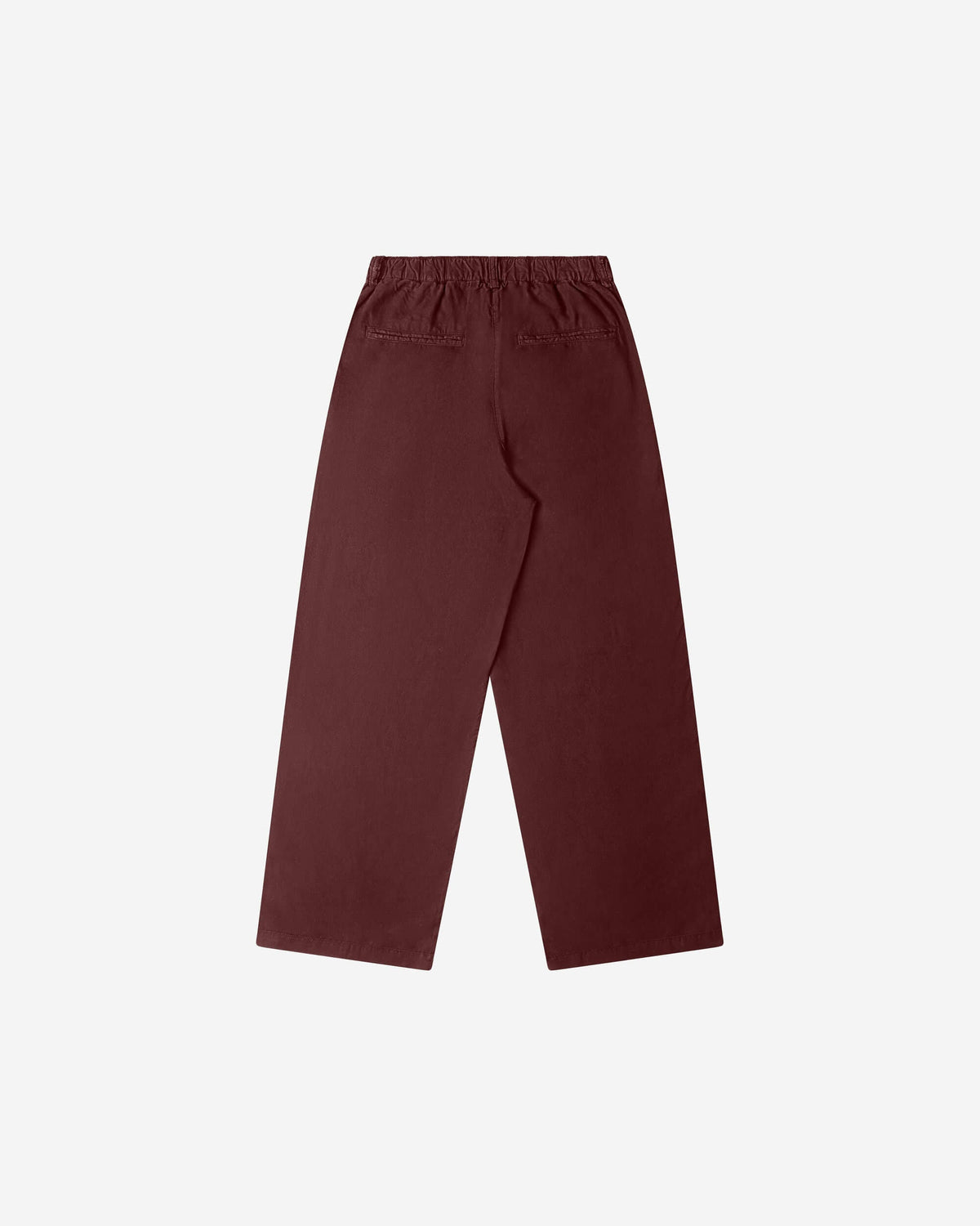 Braunrote Hose Pleated aus 100% Tencel von Matona
