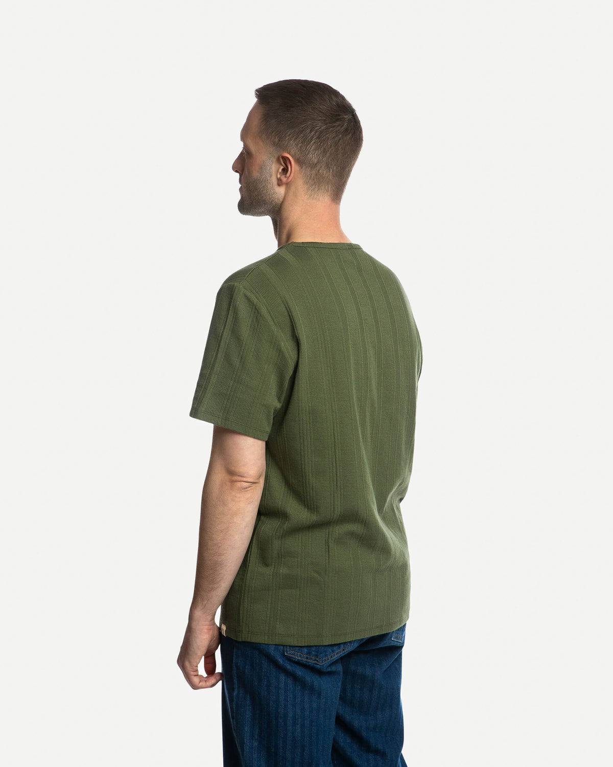 Grünes T-Shirt Rib aus 100% Bio-Baumwolle von Matona