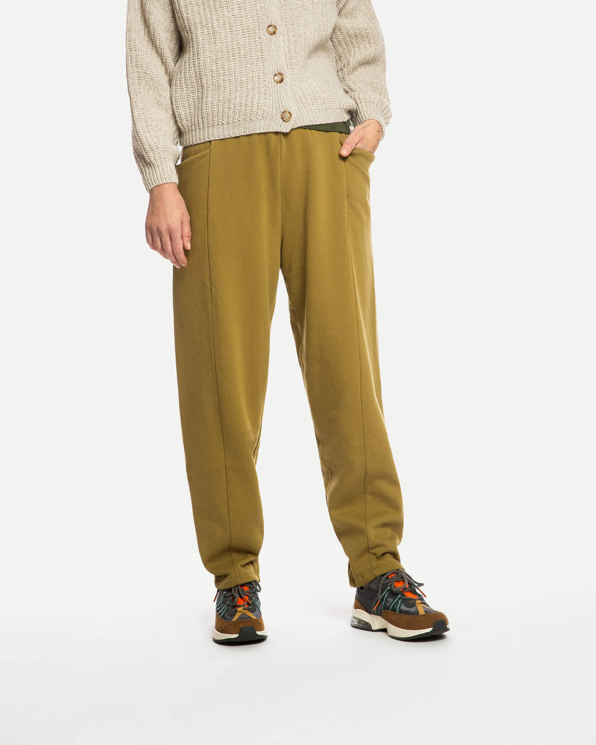 Gelbe Hose Ease aus 100% Bio-Baumwolle von Matona