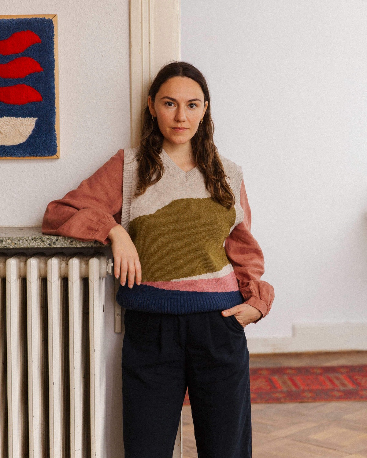 Pullunder V-Neck aus Bio-Wolle von Matona