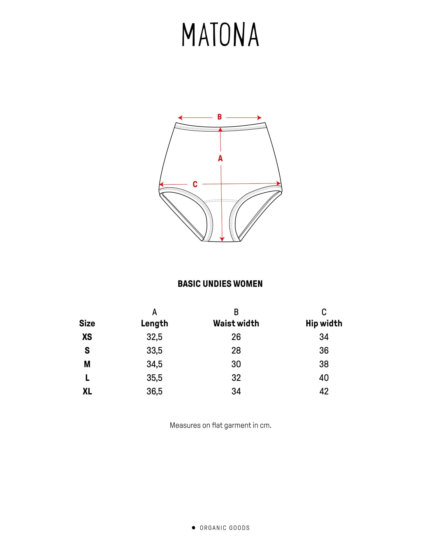 Gelbe Unterhose Mimosa aus Bio Baumwolle von Matona