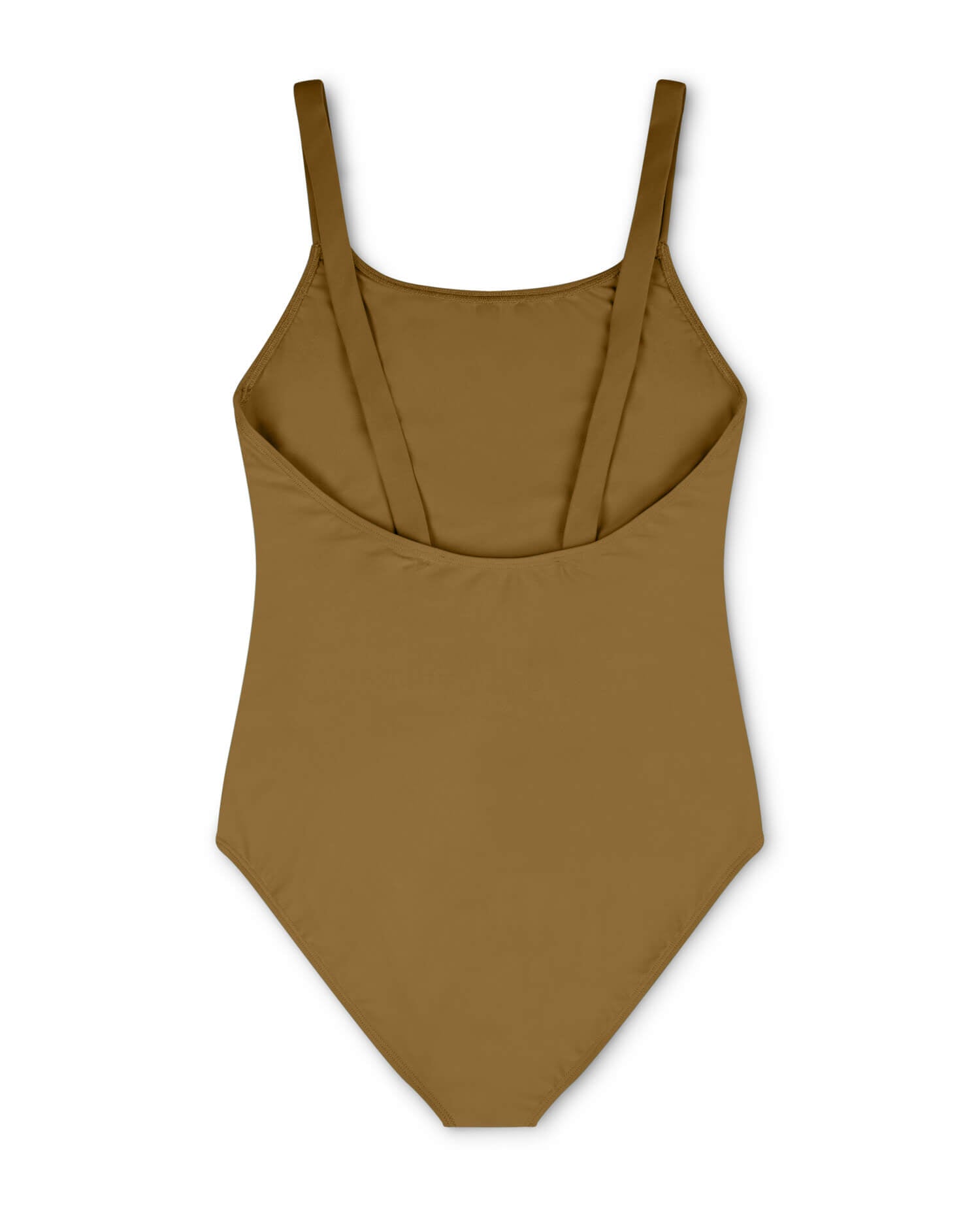 Brown swimsuit made from recycled polyamide from Matona