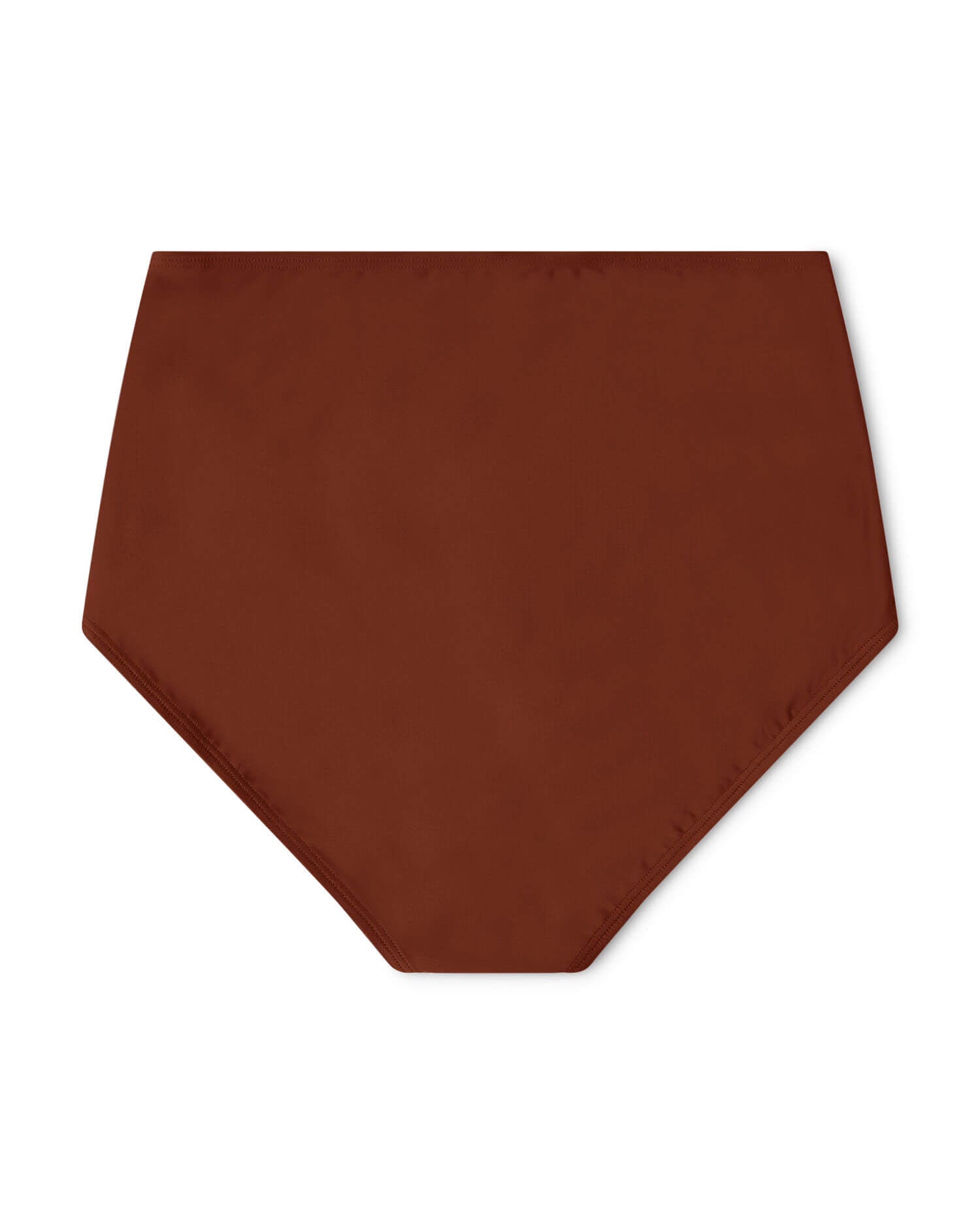 Red-brown bikini bottom made from recycled polyamide from Matona