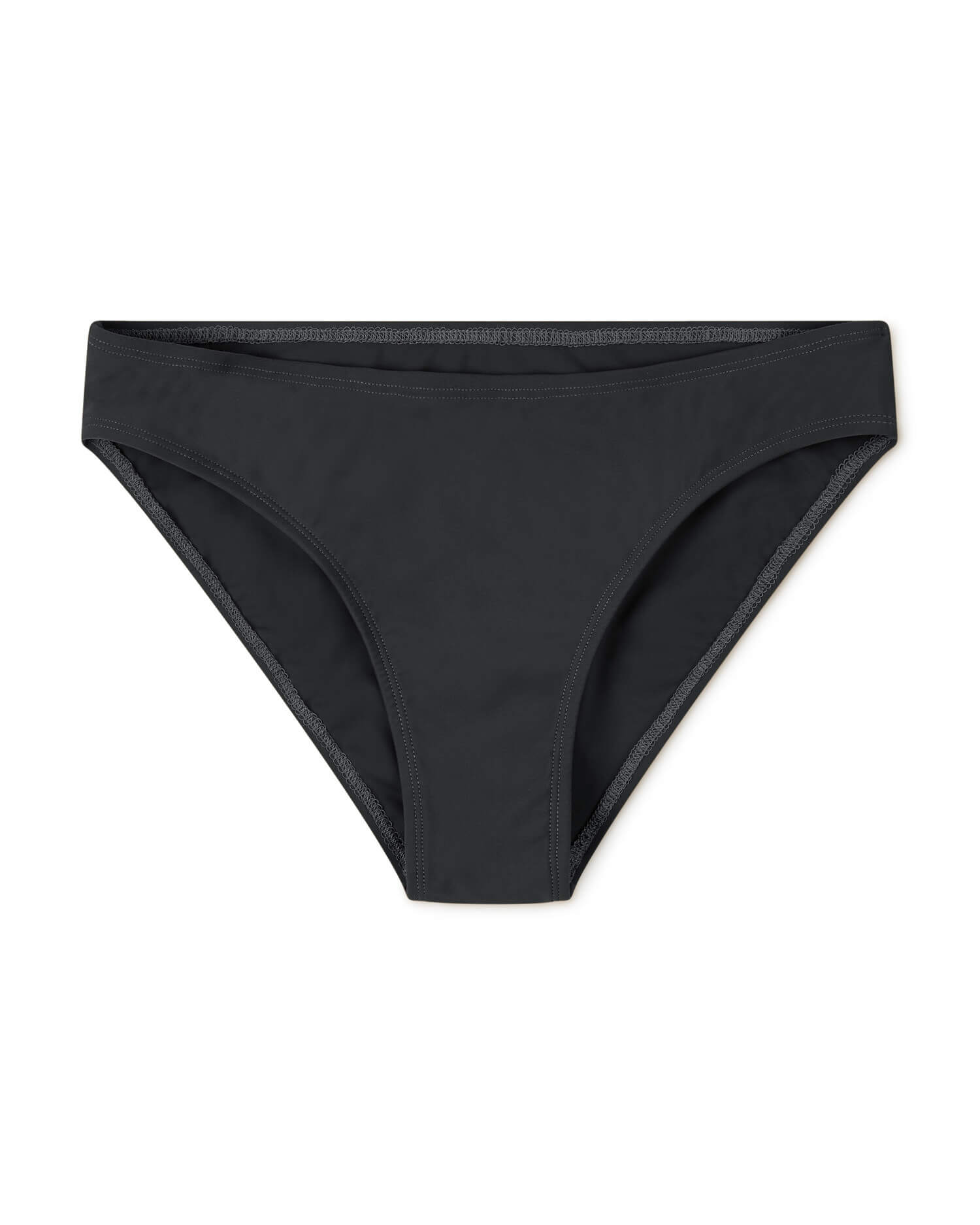 Black bikini bottom made from recycled polyamide from Matona