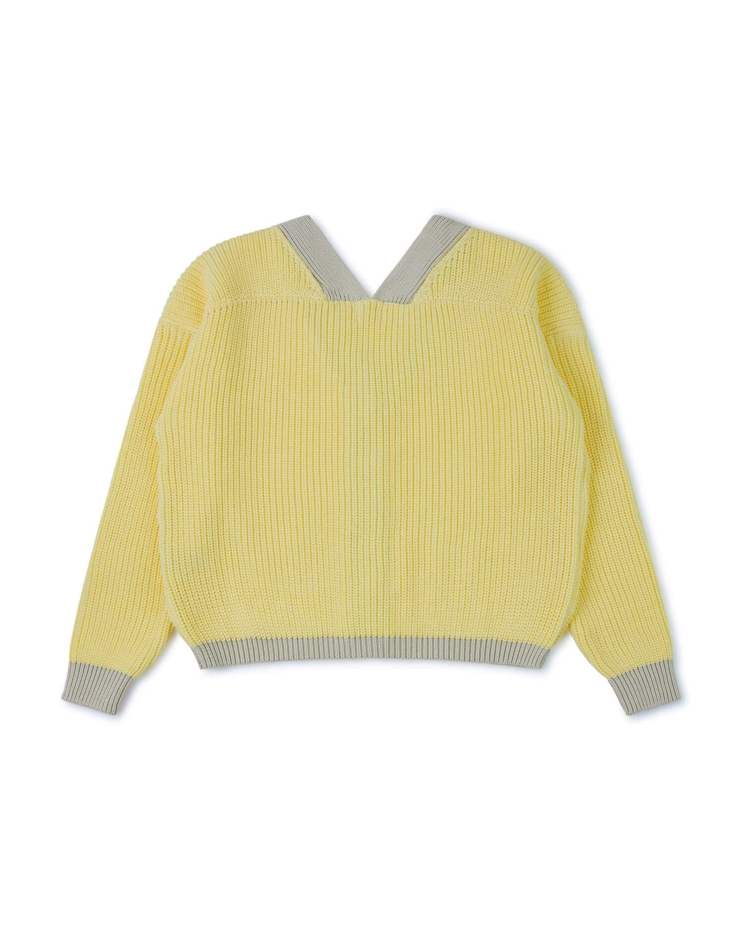 Yellow-beige cardigan made from 100% organic cotton from Matona
