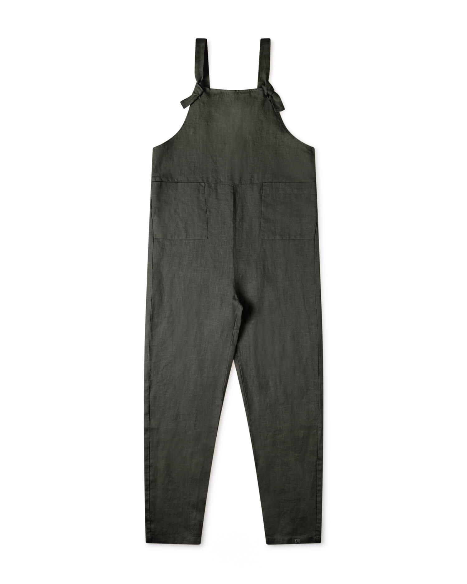 Black linen jumpsuit from Matona
