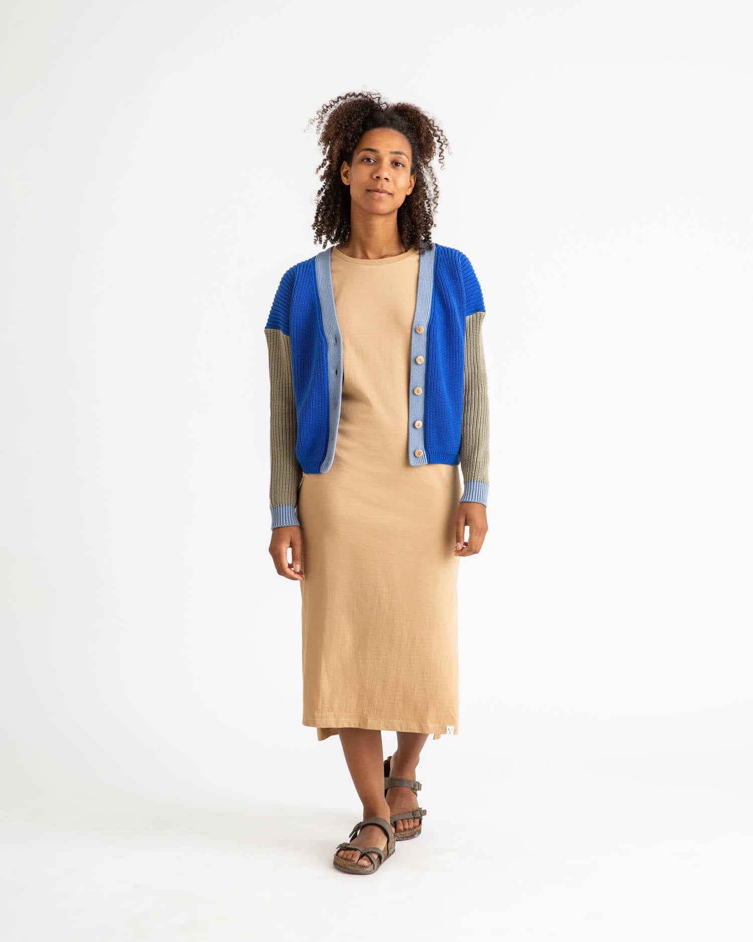 Colorful cardigan made from 100% organic cotton from Matona