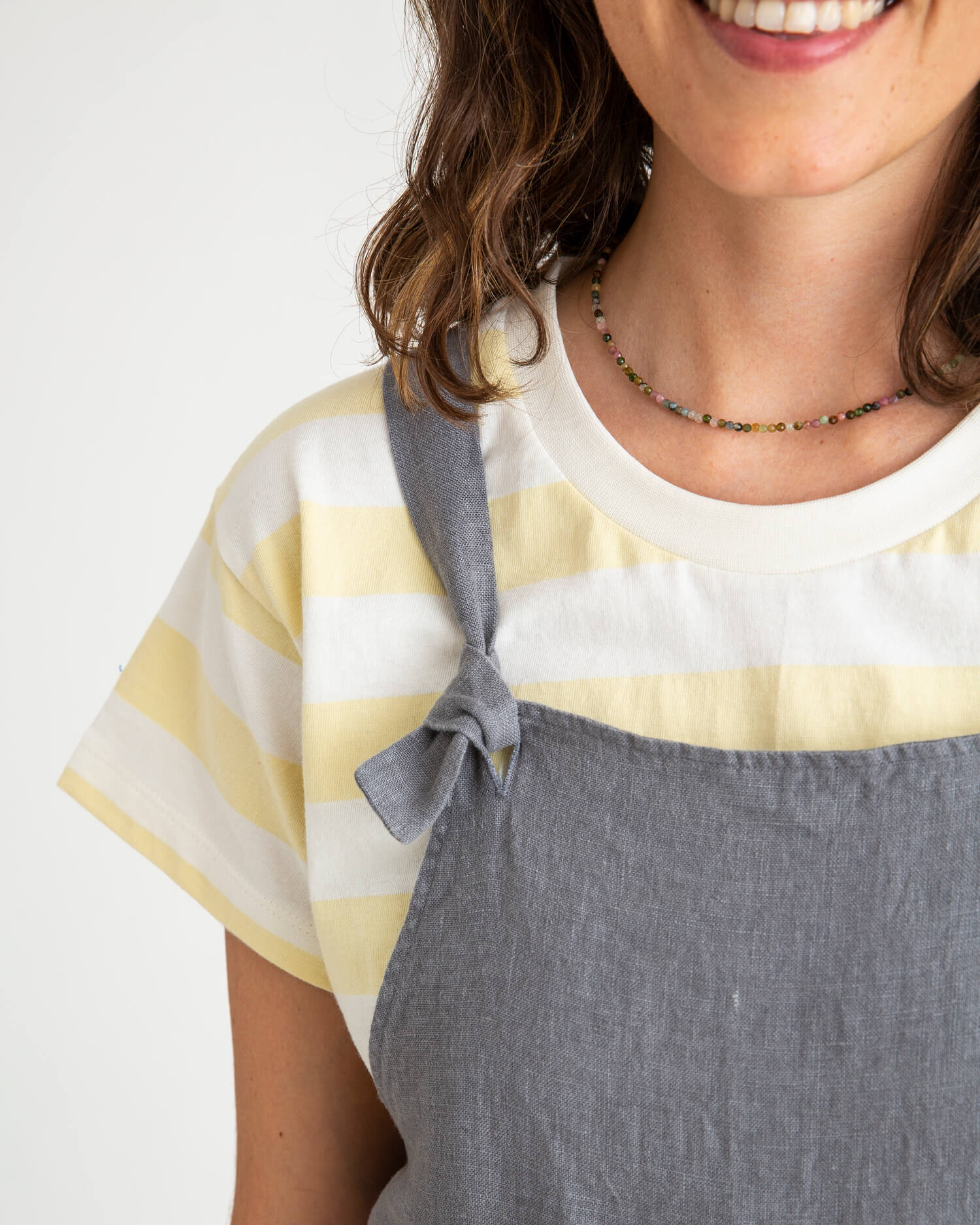 Blauer Overall aus Leinen von Matona