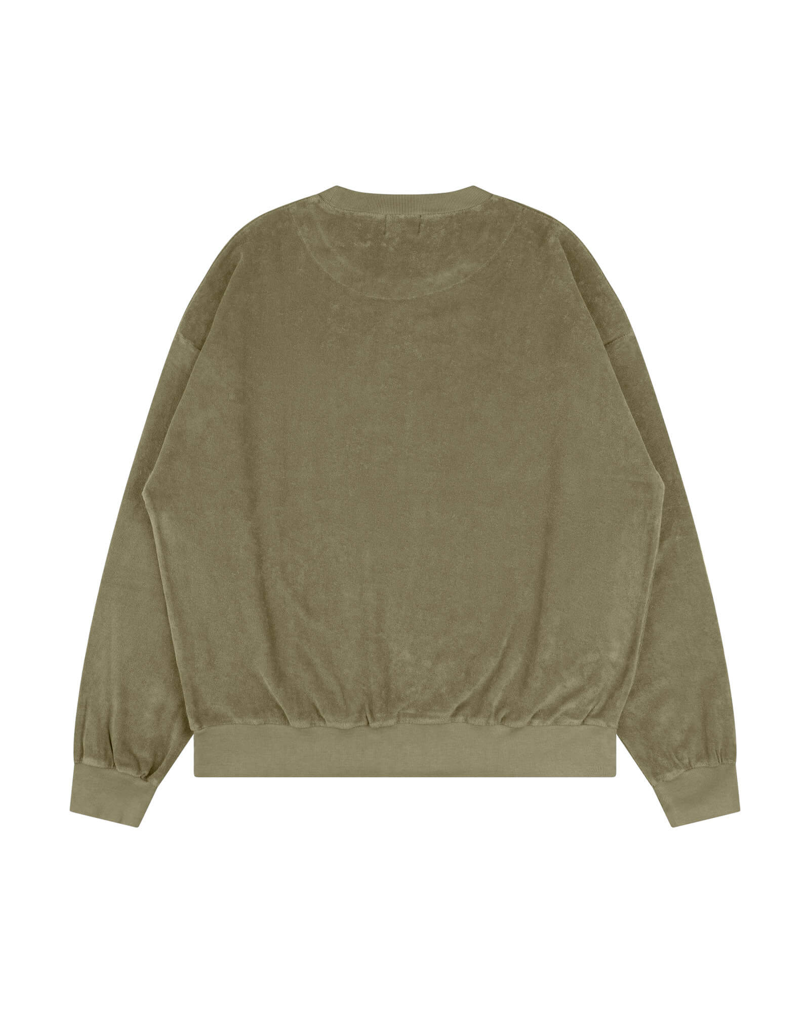 Grüner Sweatshirt Terry aus 100% Bio Baumwolle von Matona