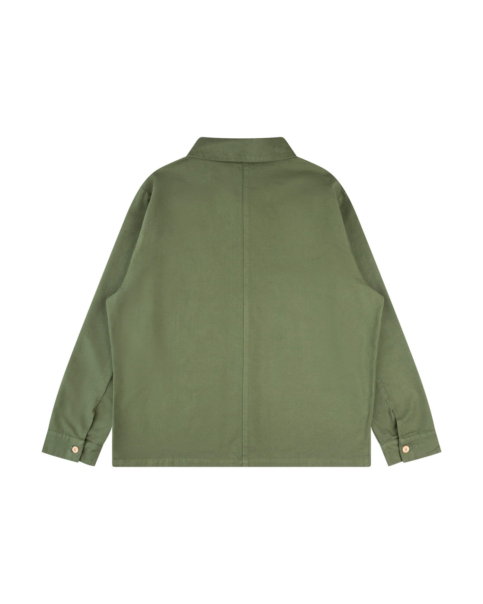 Green cotton workwear shirt jacket from Matona