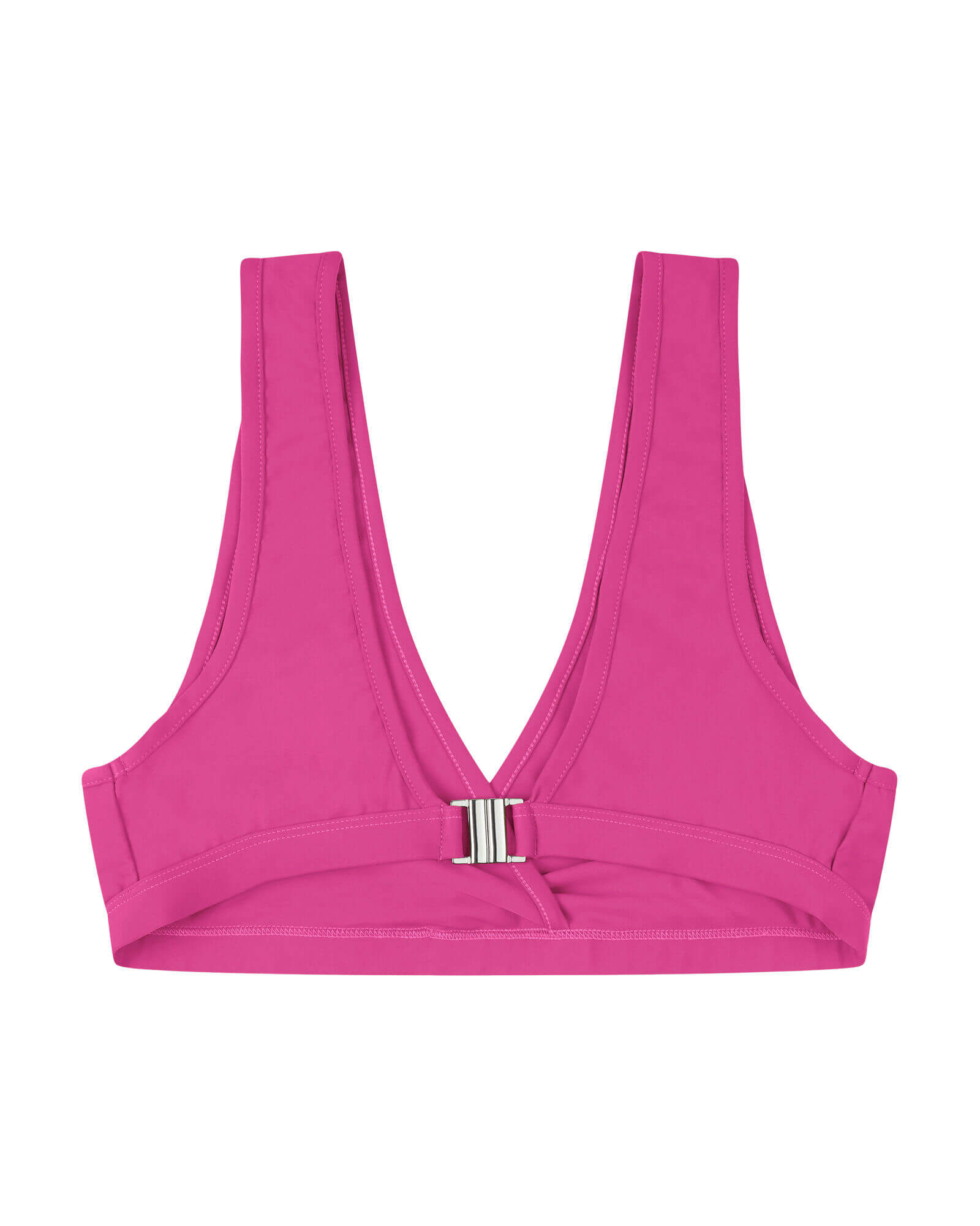 Purple nylon bikini top from Matona