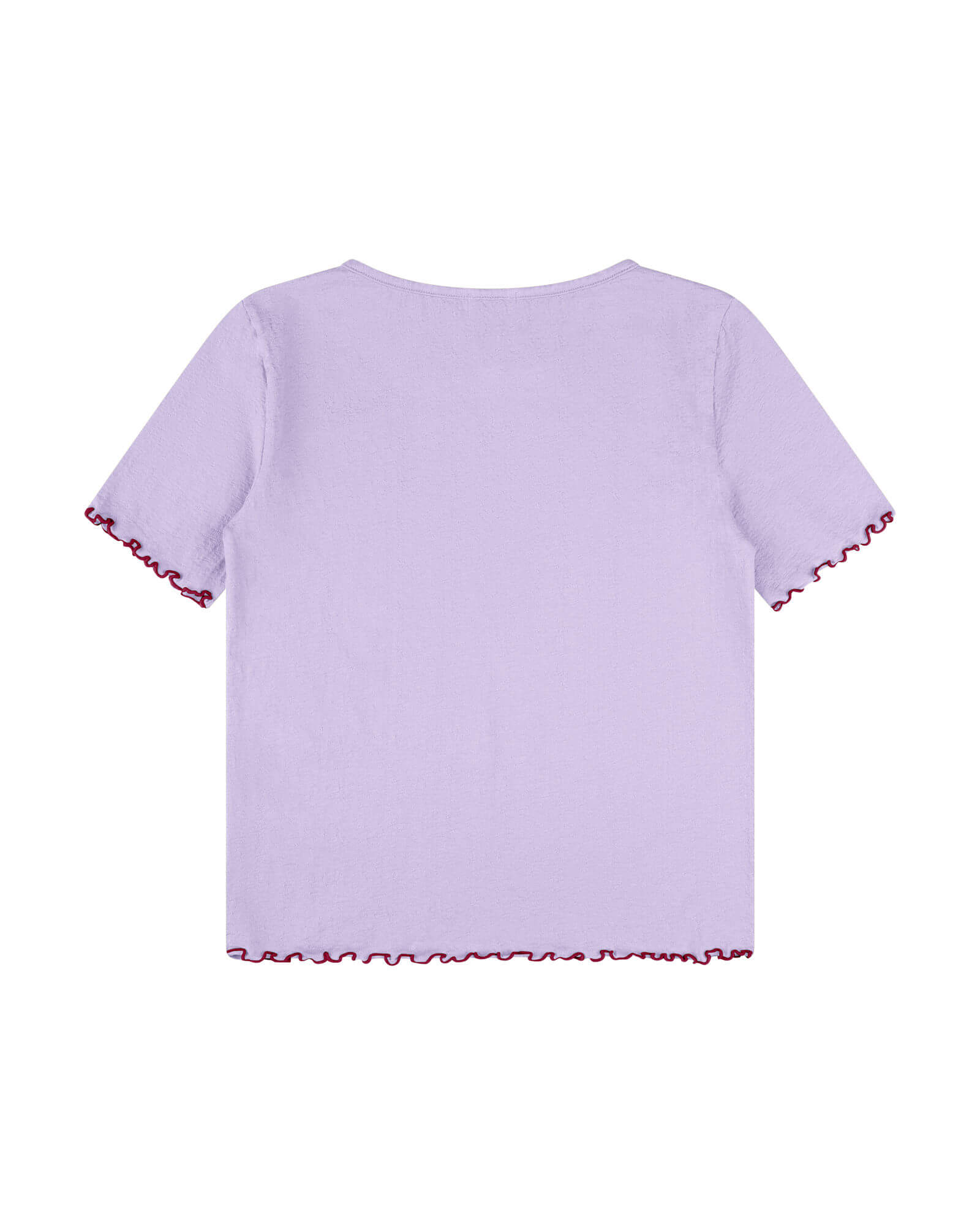 Lila T-Shirt Curly aus Jacquard-Jersey von Matona
