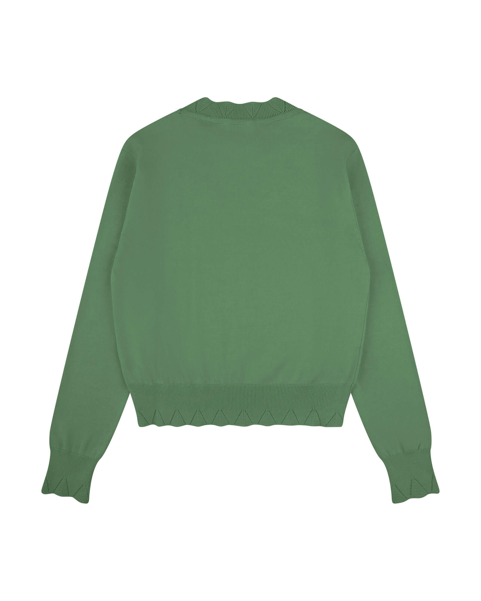Grüner Sweater Flower aus 100% Baumwolle von Matona