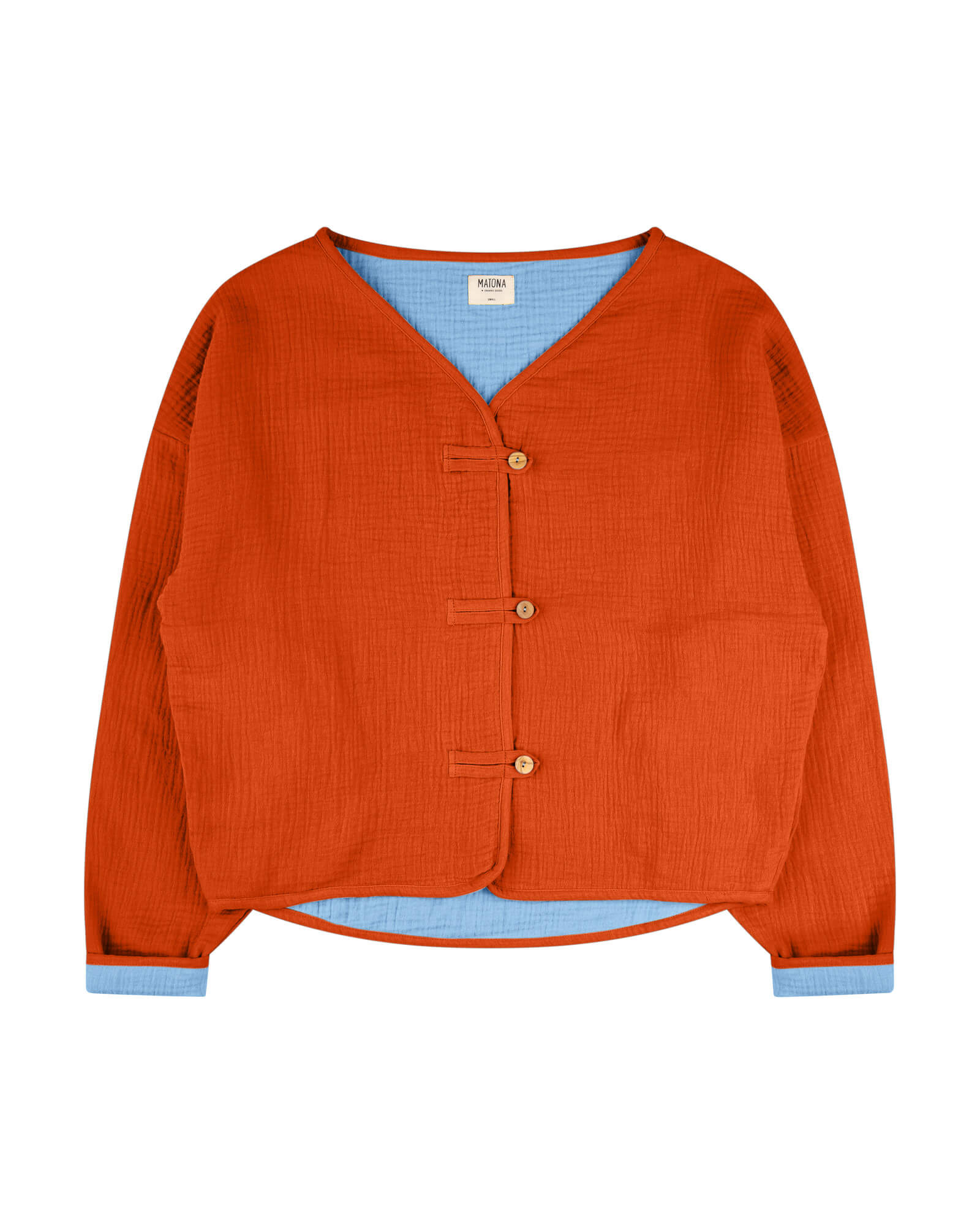 Veste réversible en mousseline de Matona