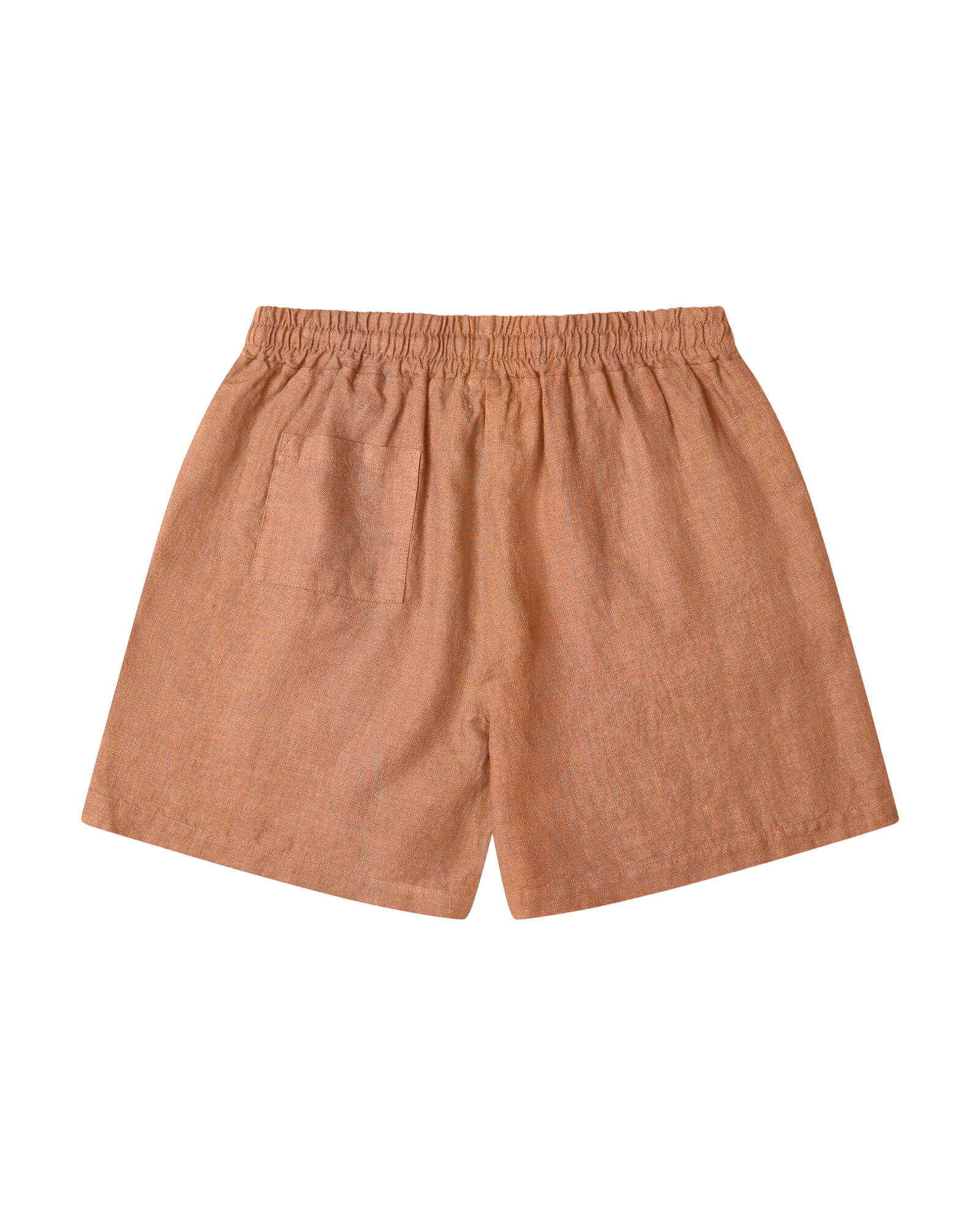 Brown linen shorts from Matona
