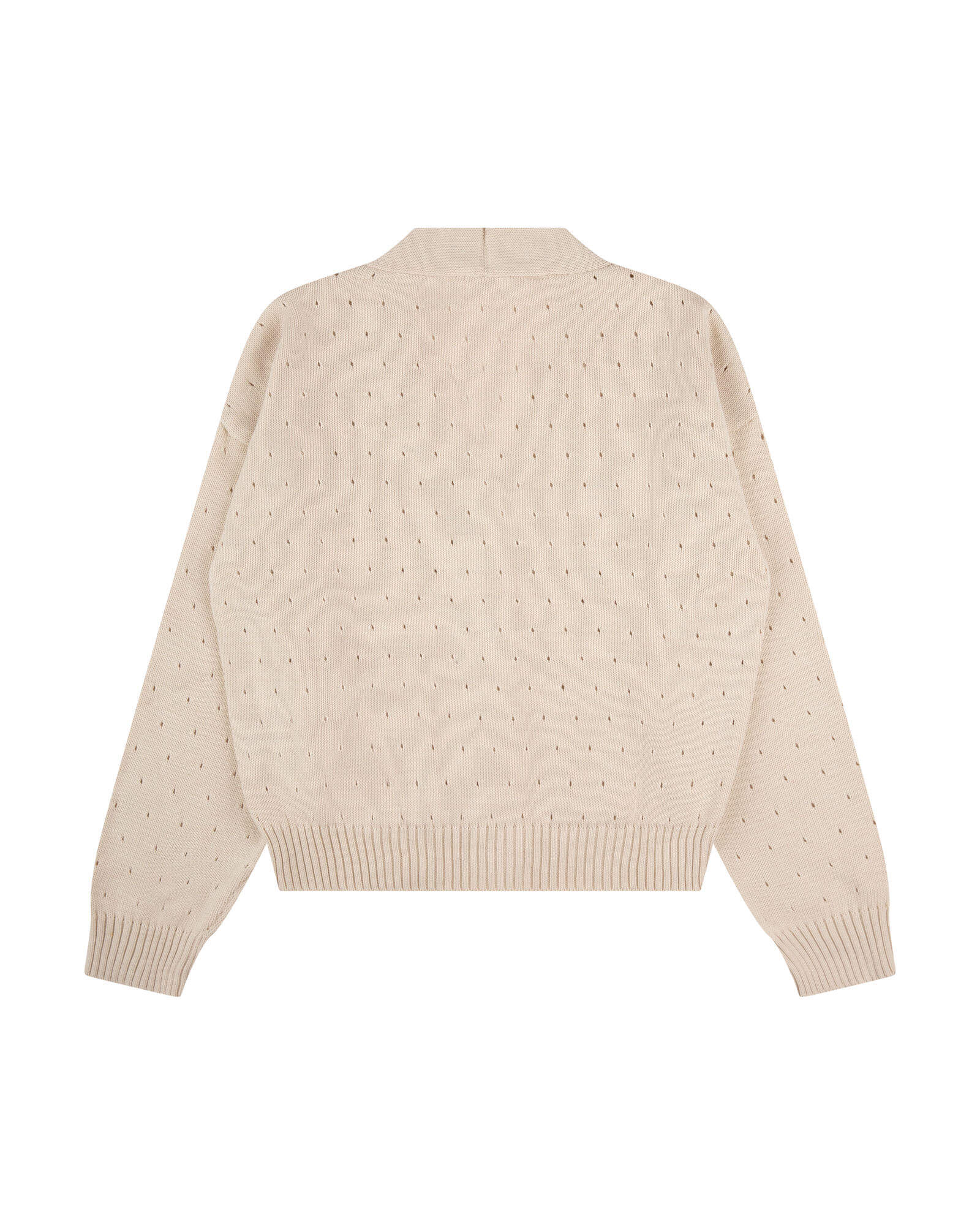 Beige cardigan made of 100% cotton by Matona