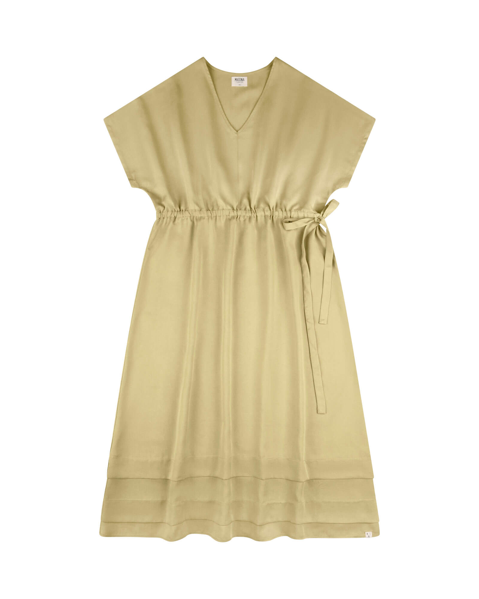 Grünes Kleid aus Tencel von Matona