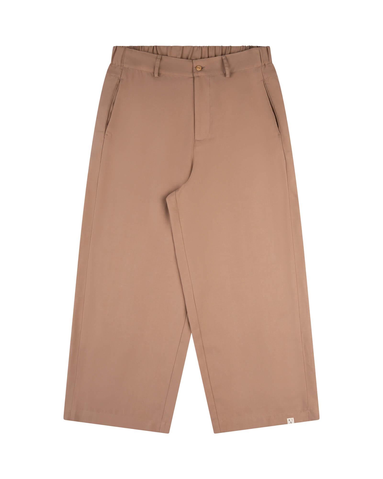 Pantalon Portabella marron en Tencel de Matona