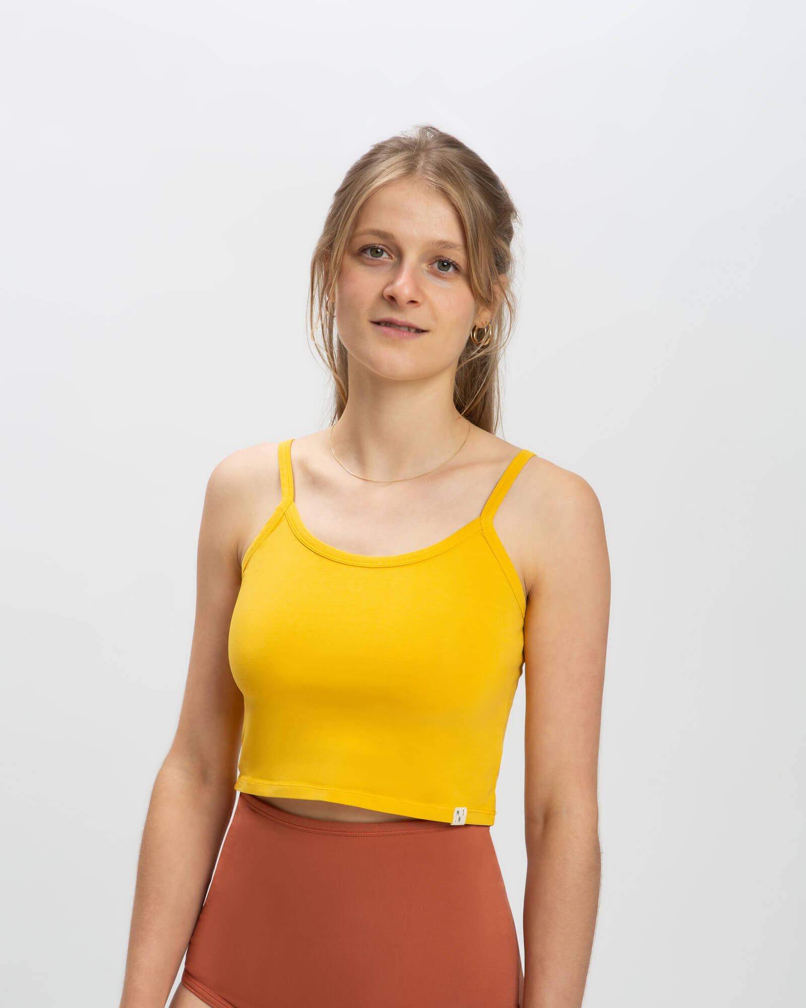 Gelbes Top Mimosa aus Bio Baumwolle von Matona