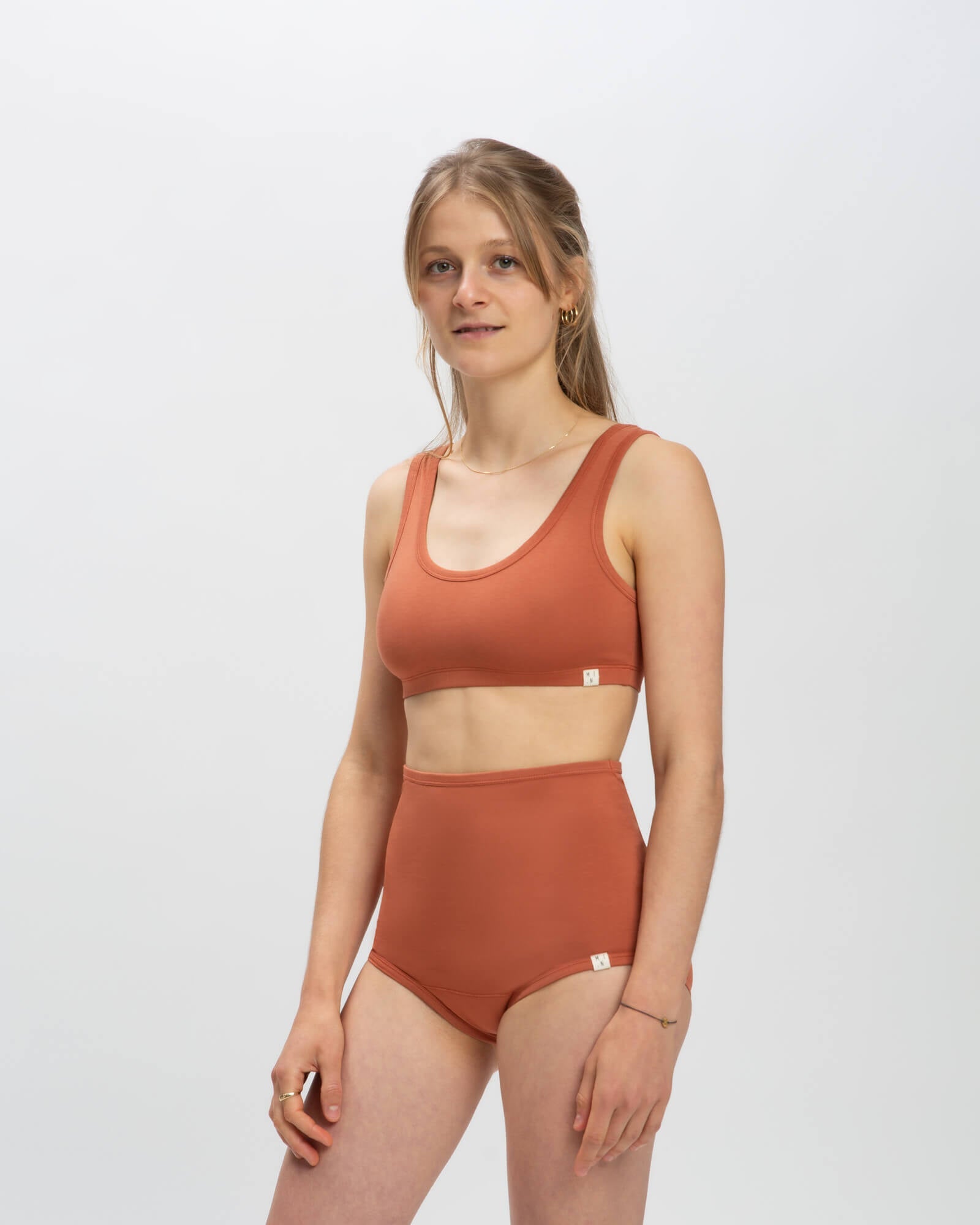 Slip Savanna Orange en coton bio de Matona
