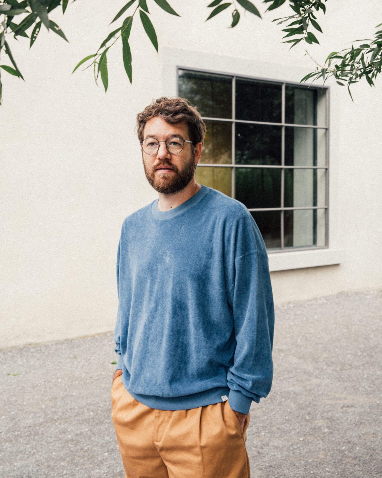 Grüner Sweatshirt Terry aus 100% Bio Baumwolle von Matona
