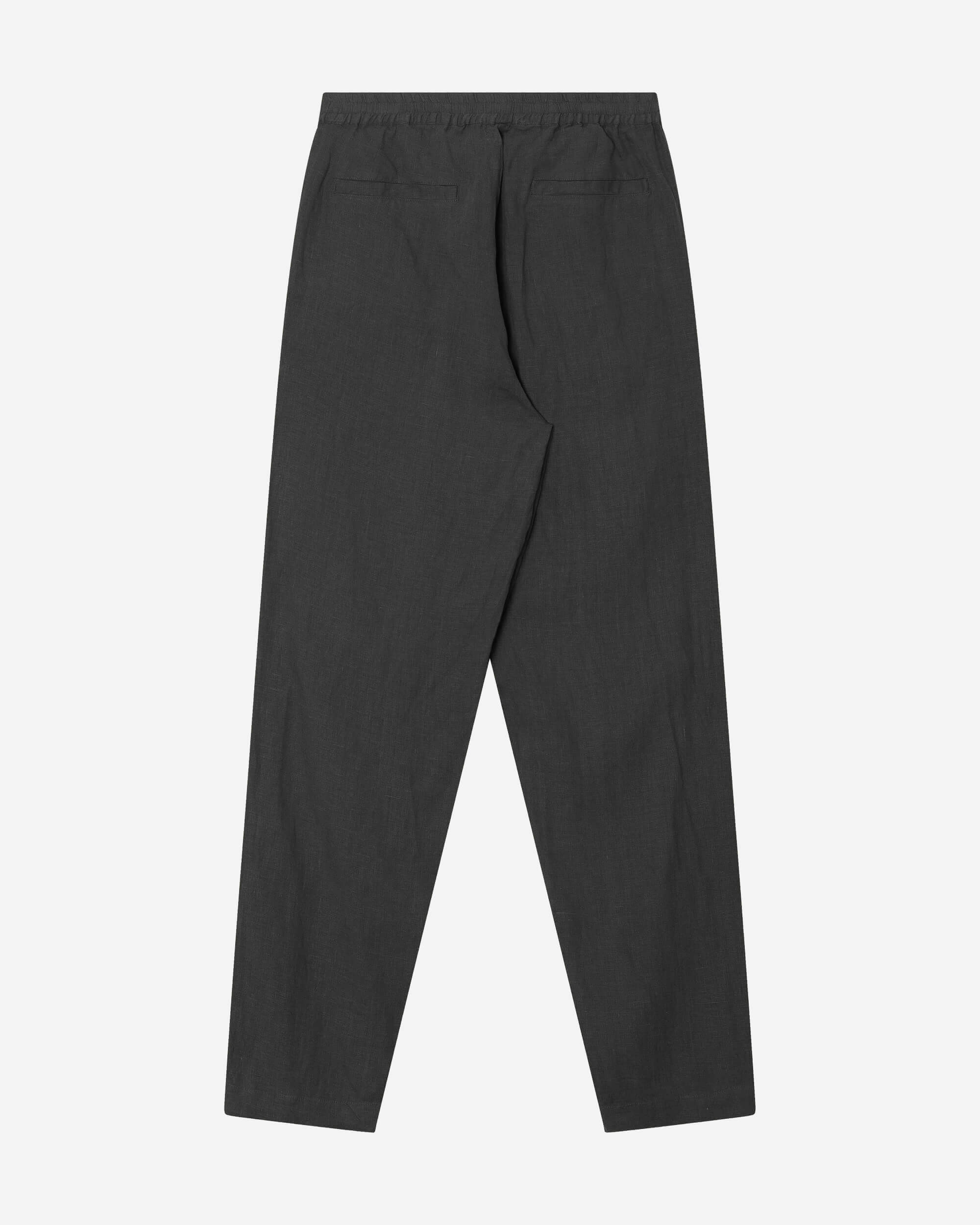 Pantalon en lin noir 100% pur de la marque Matona