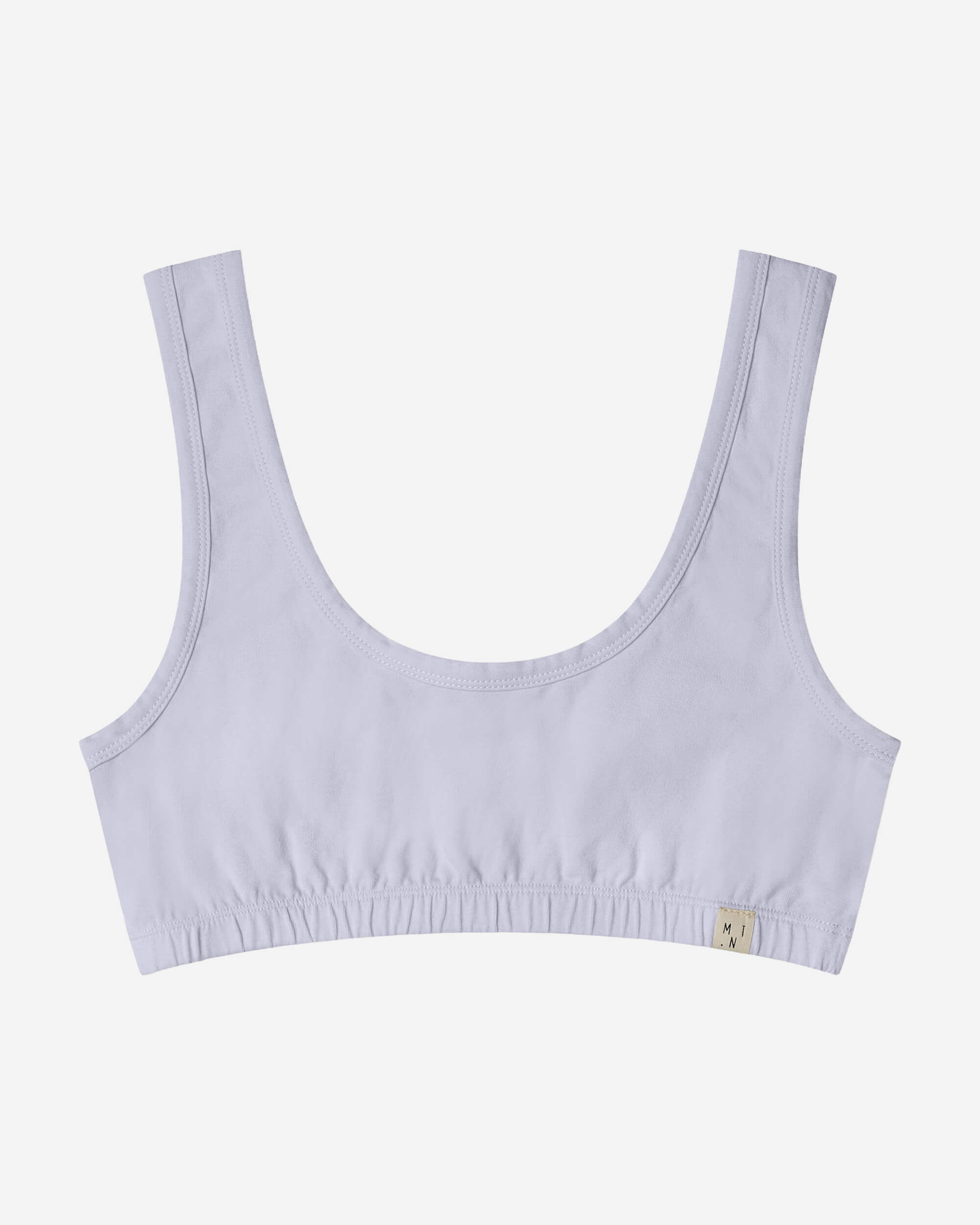 Soutien-gorge basique violet en coton biologique de la marque Matona
