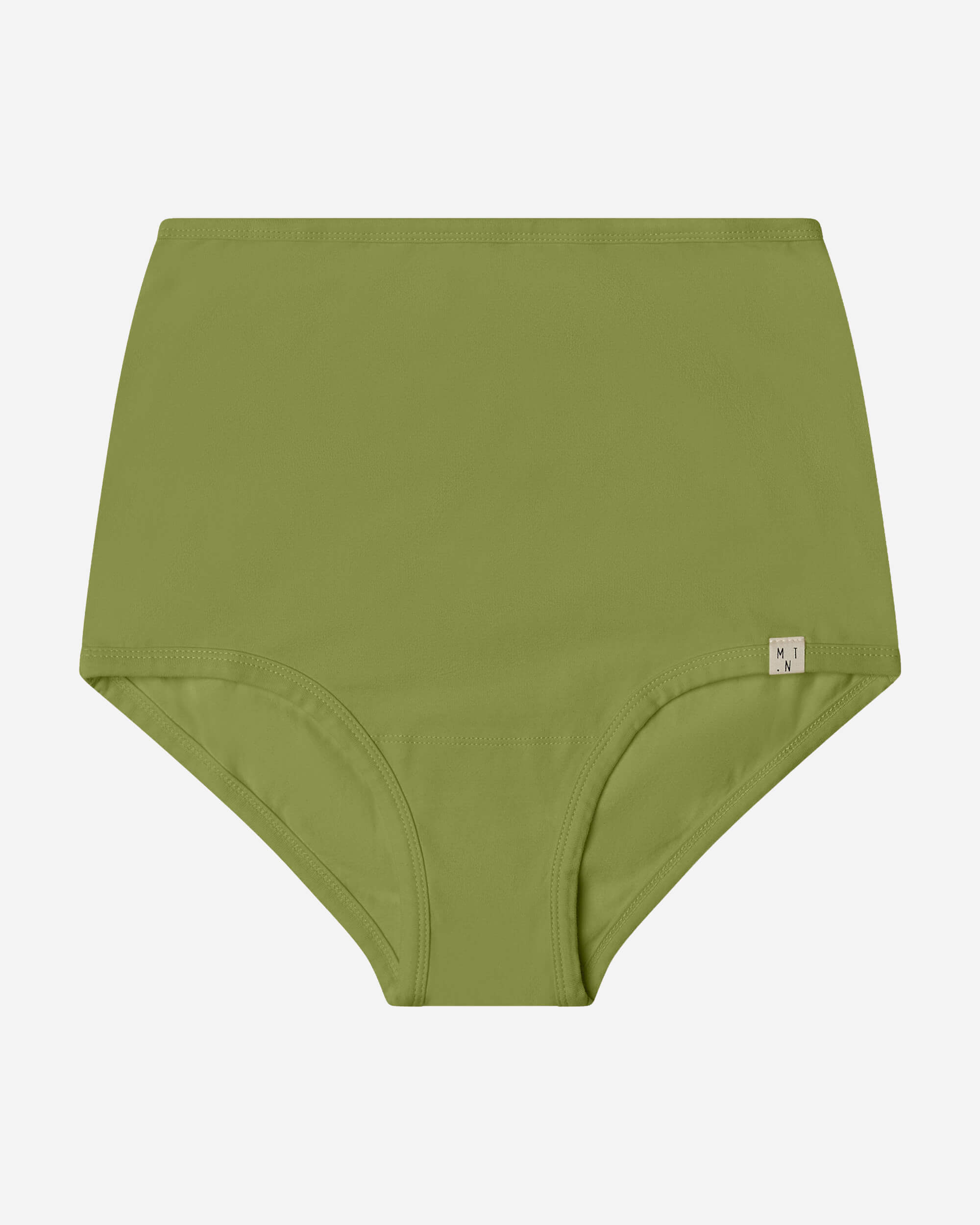 Sous-vêtements basiques vert olive en coton 100 % biologique de la marque Matona