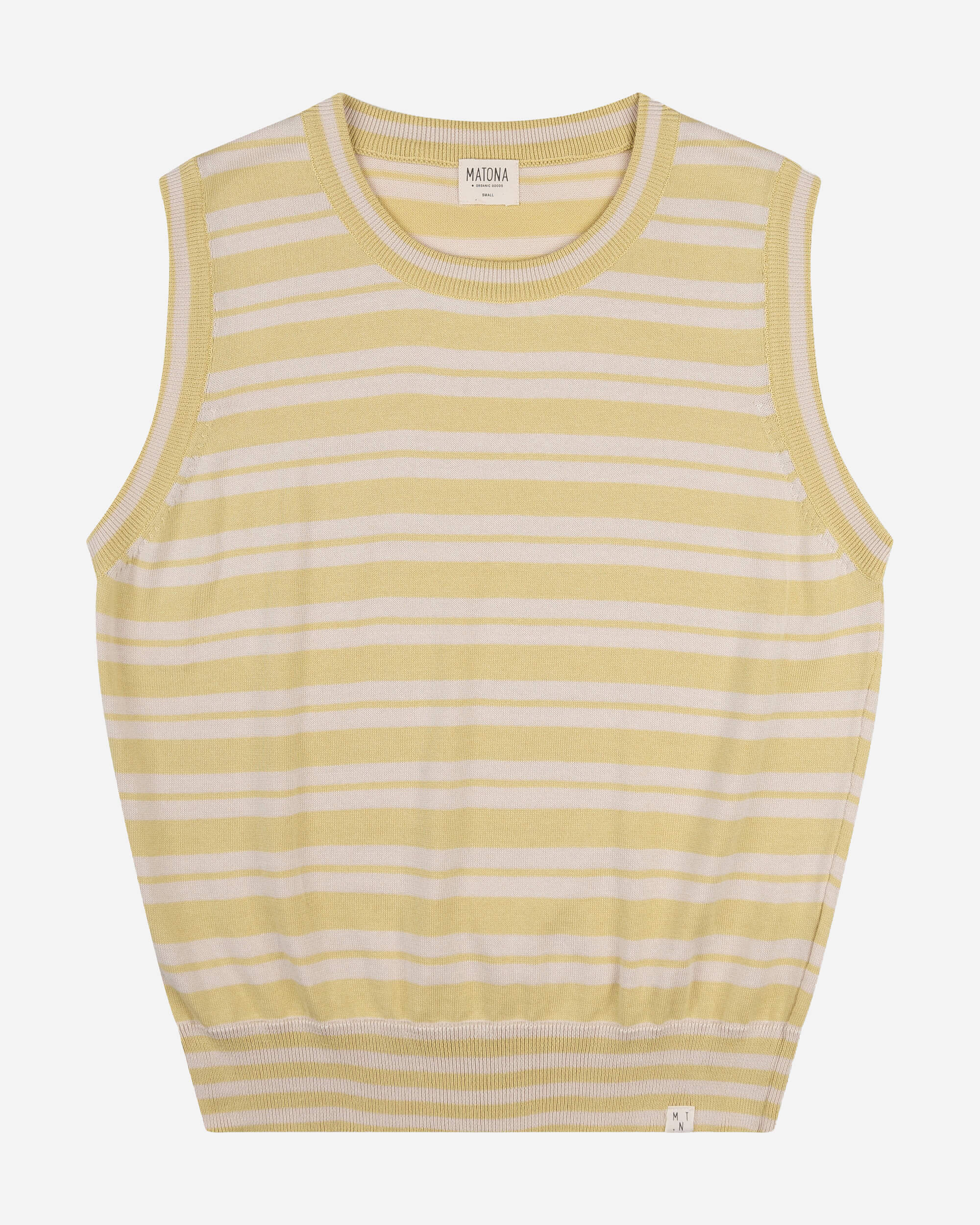 Helles Gestreiftes Top aus Bio-Baumwolle von Matona