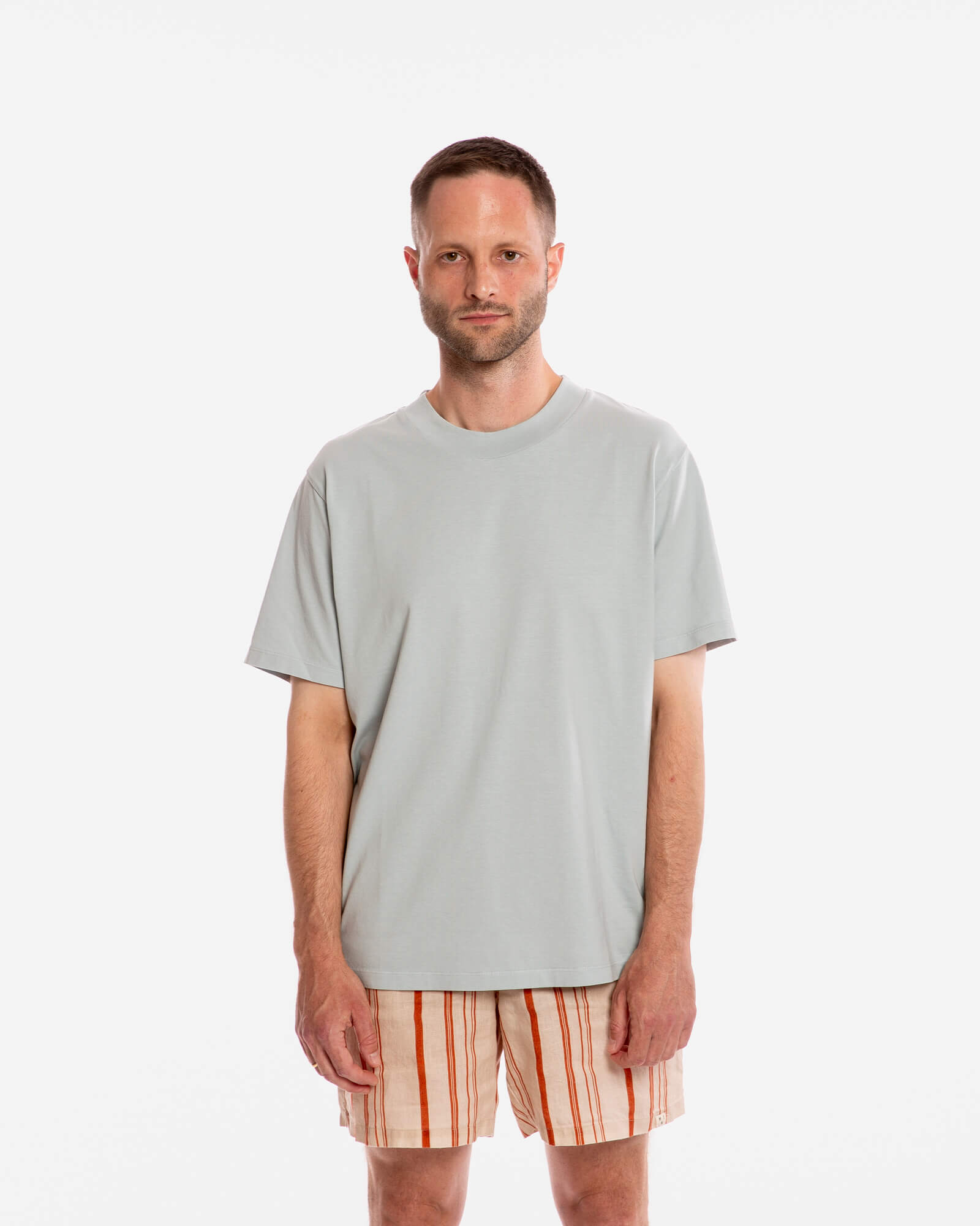 T-shirt bleu clair All Day, 100 % coton biologique, par Matona