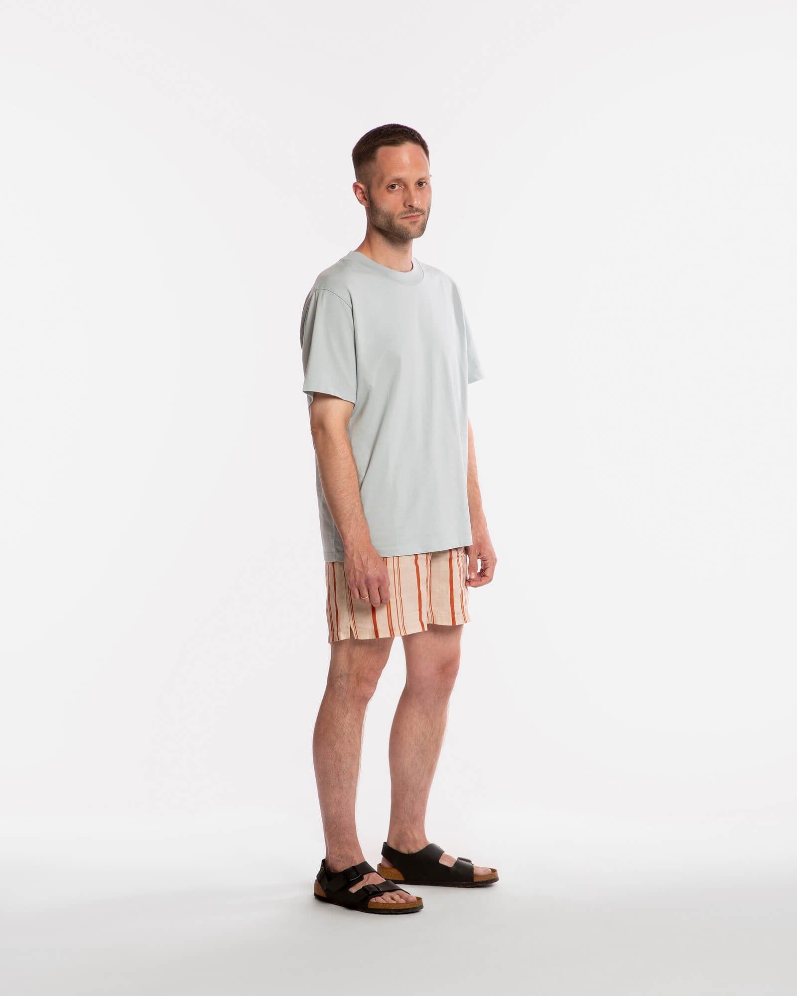 T-shirt bleu clair All Day, 100 % coton biologique, par Matona