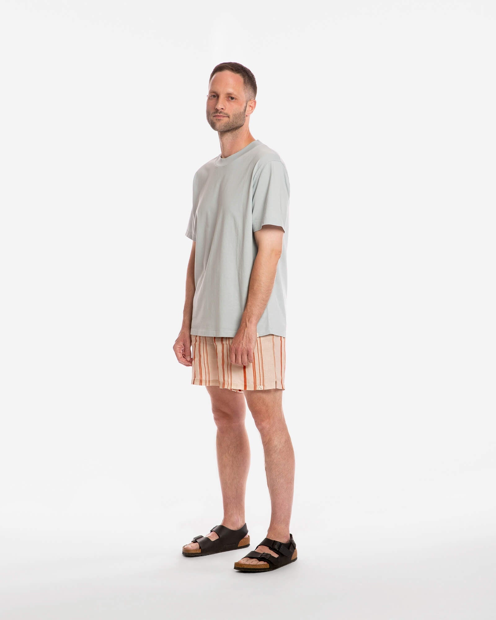 T-shirt bleu clair All Day, 100 % coton biologique, par Matona