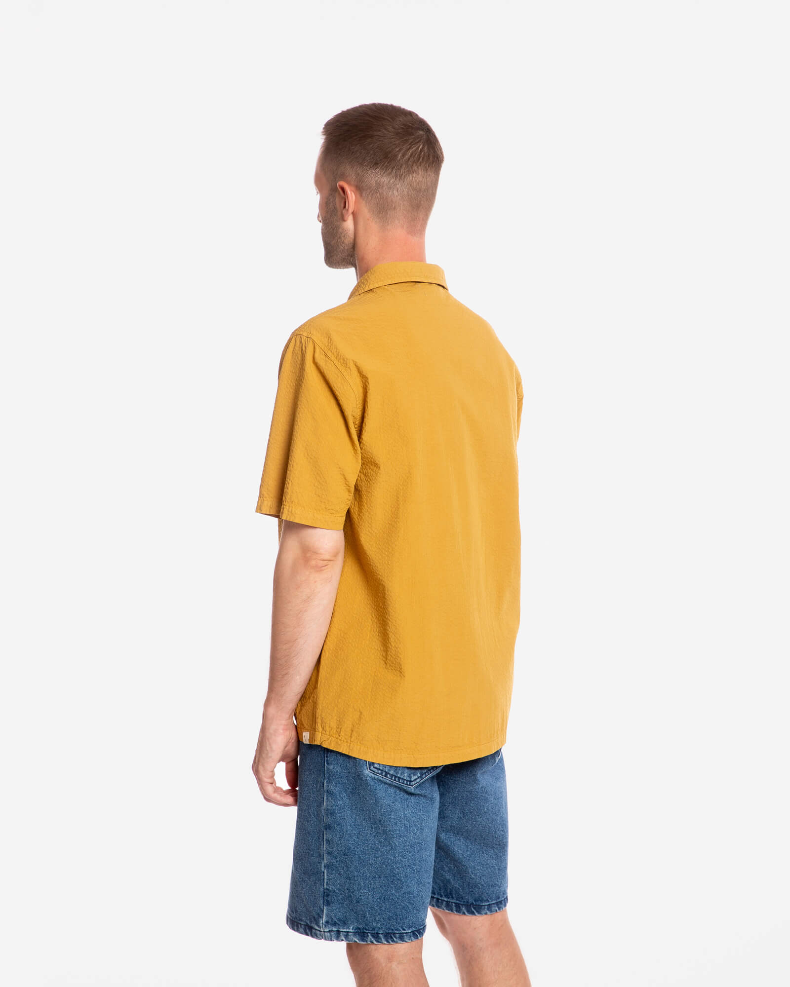 Gelbes Hemd Bowling aus 100% Bio-Baumwolle von Matona