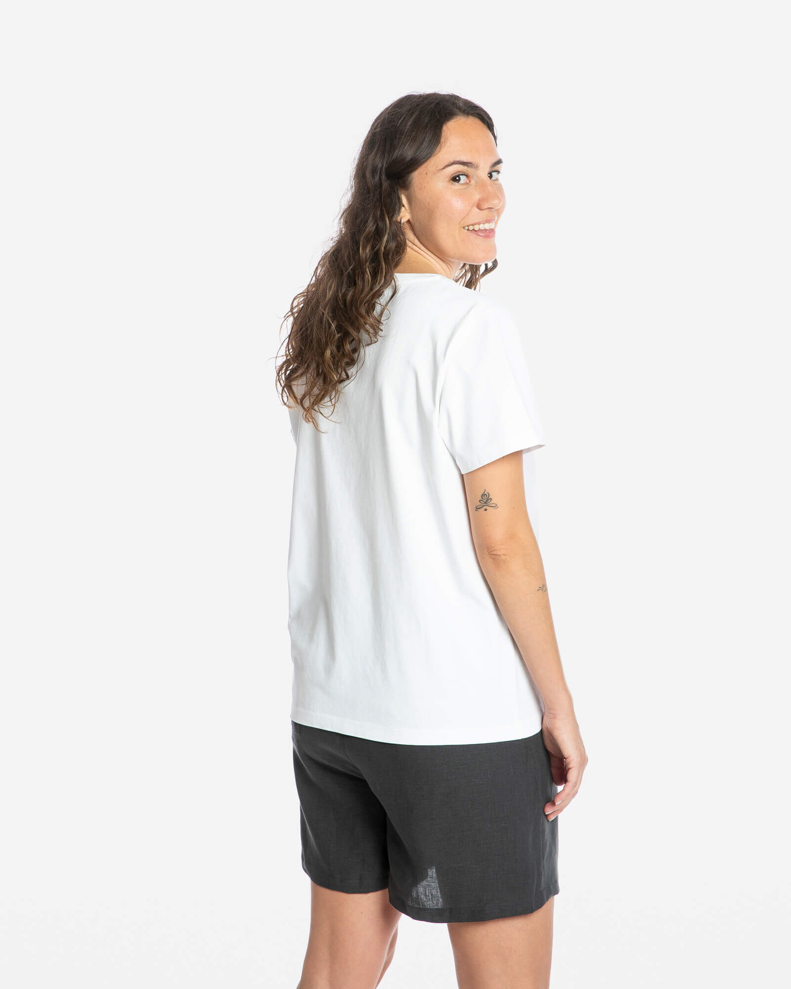 Weisses T-Shirt Core aus Bio-Baumwolle von Matona