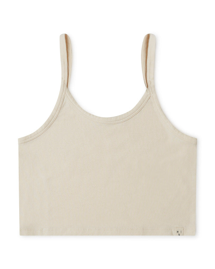 Weisses Crop Top ecru aus Bio-Baumwolle von Matona
